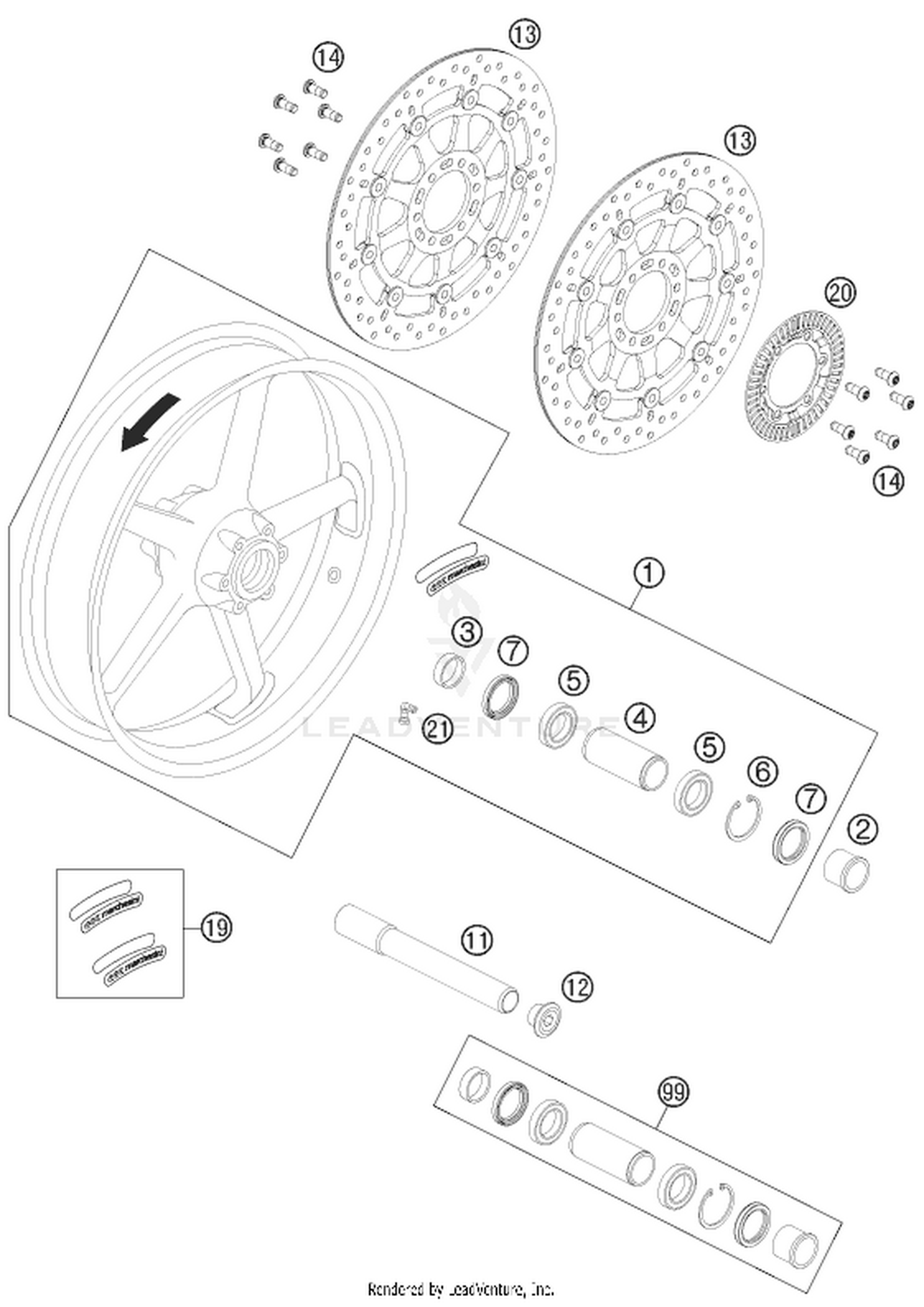 09 FRONT WHEEL