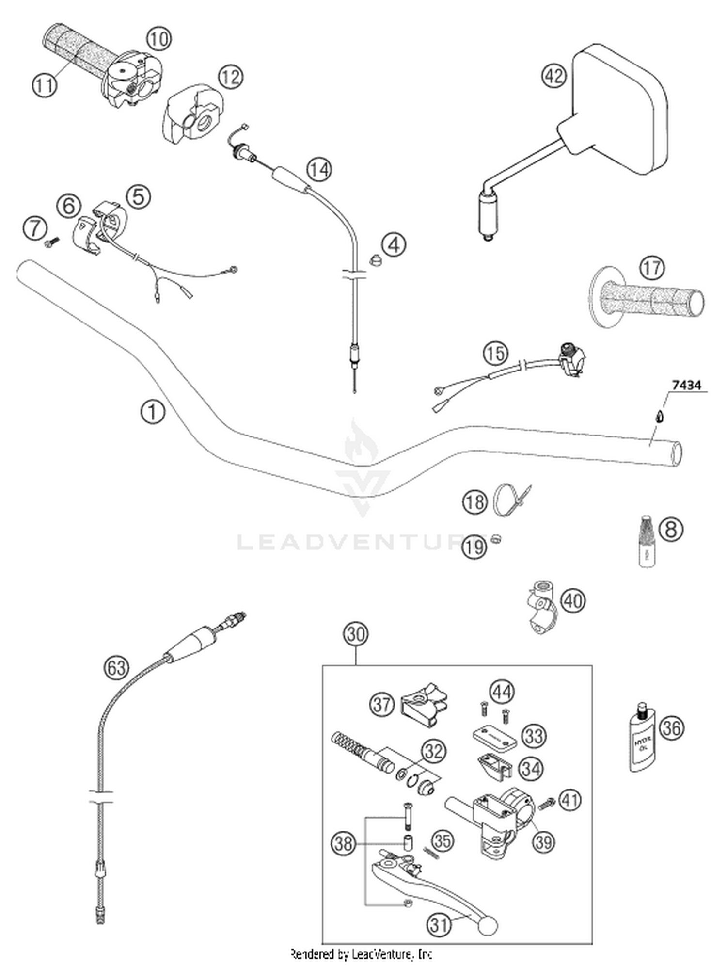 02 HANDLEBAR, CONTROLS