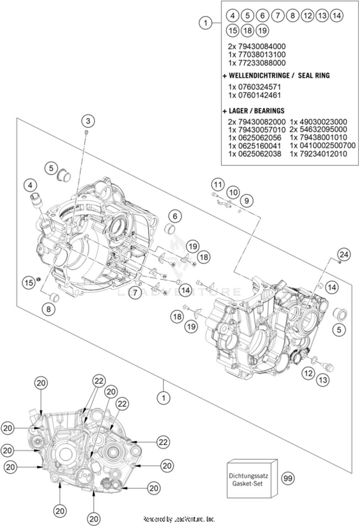 30 ENGINE CASE