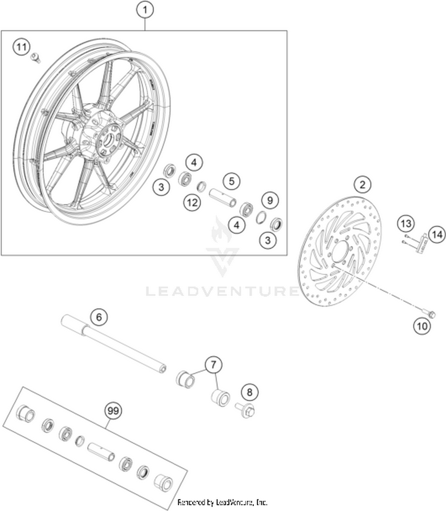 09 FRONT WHEEL