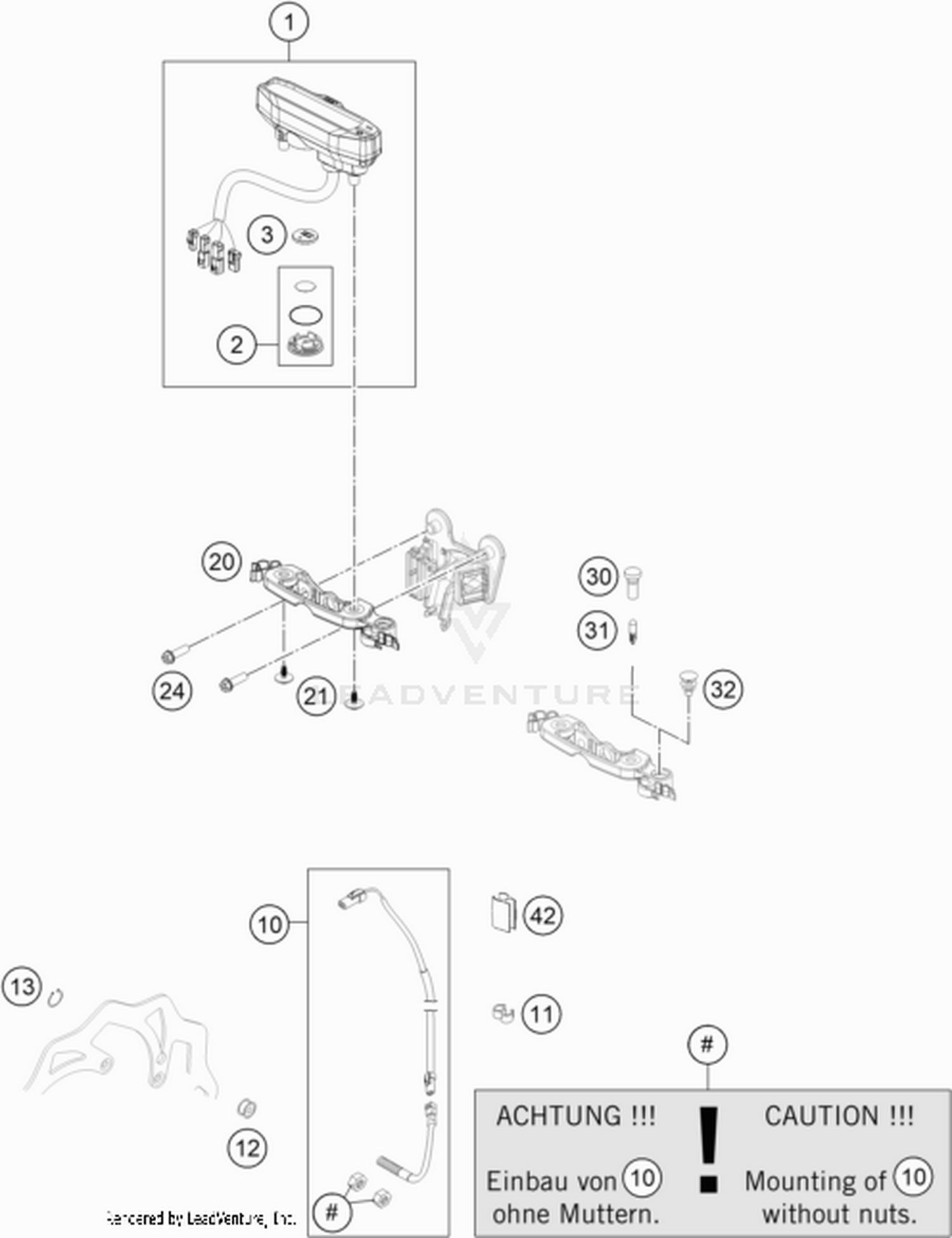 14 INSTRUMENTS / LOCK SYSTEM