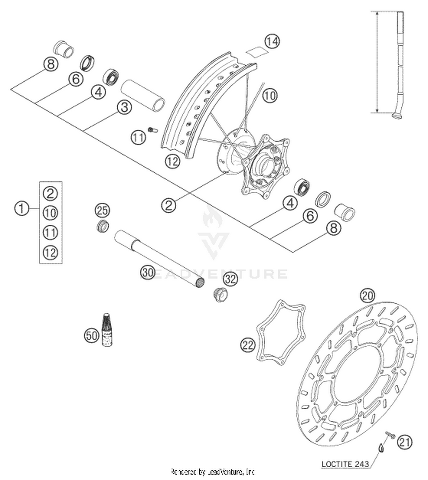 09 FRONT WHEEL