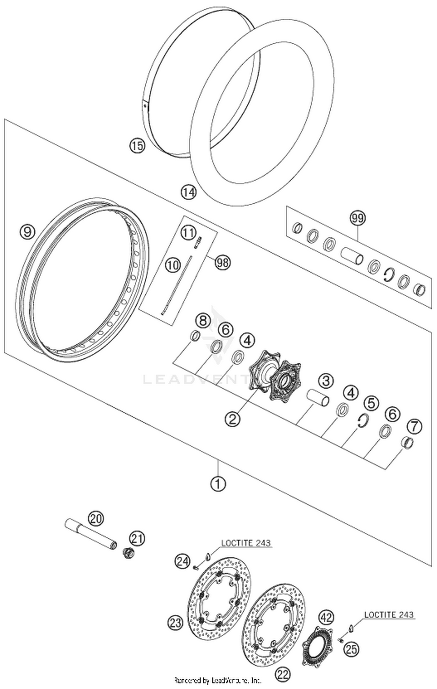 09 FRONT WHEEL