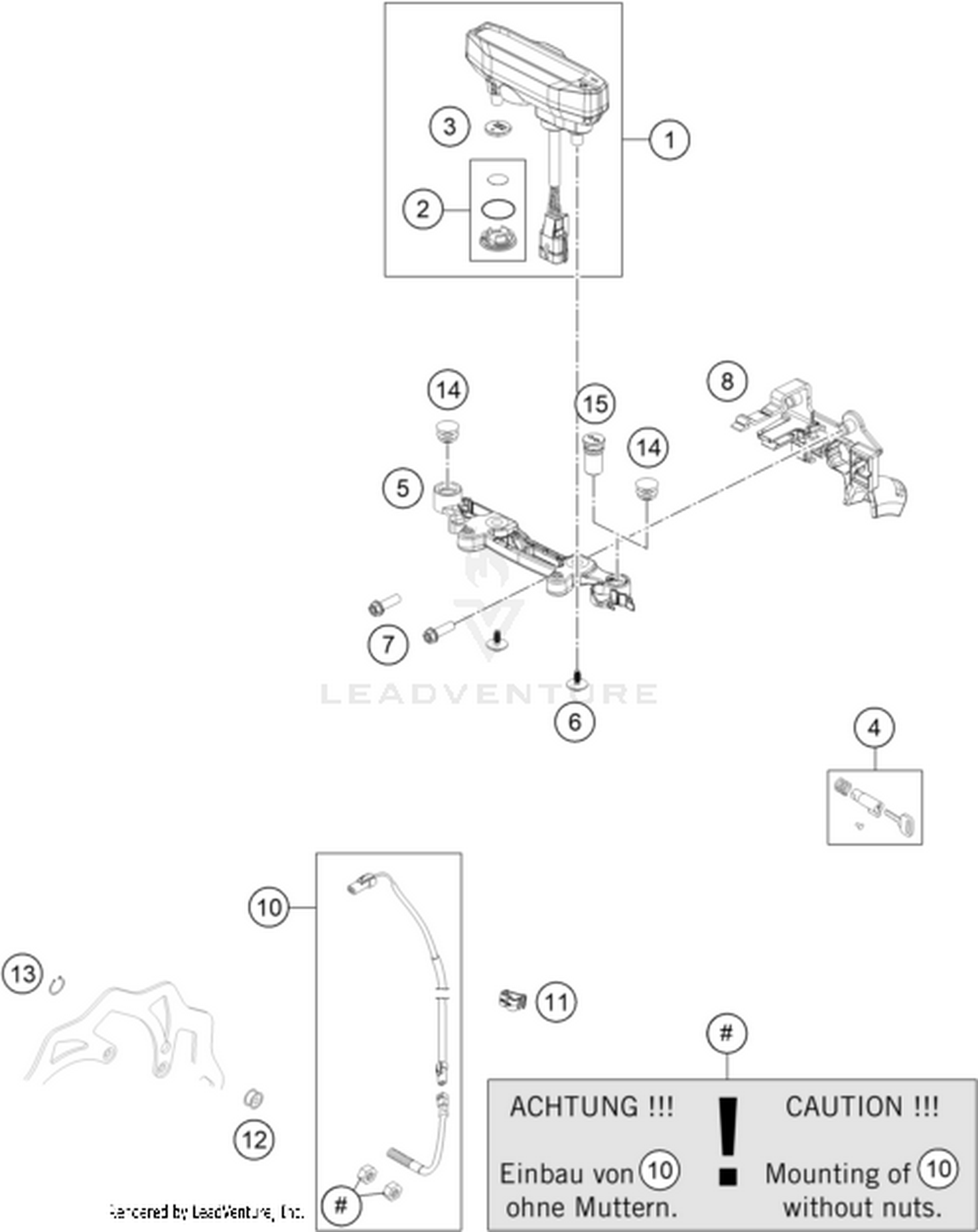 14 INSTRUMENTS / LOCK SYSTEM