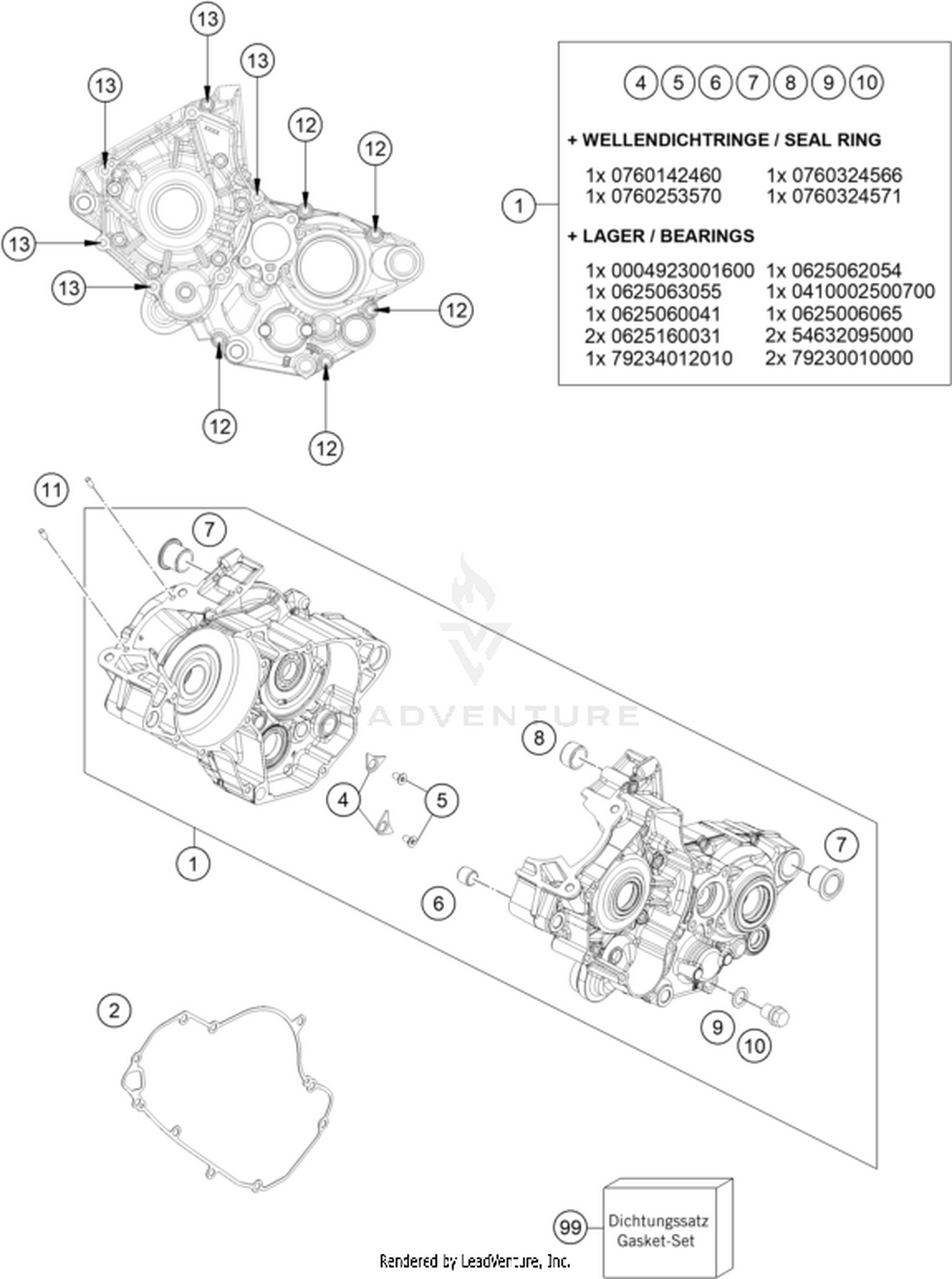 30 ENGINE CASE