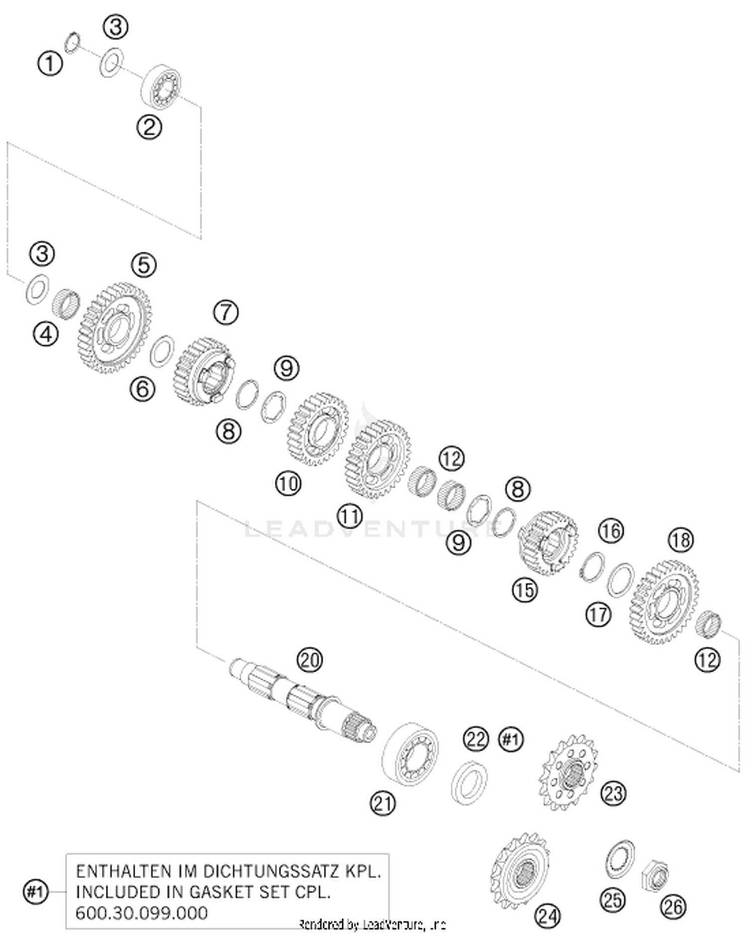 33 TRANSMISSION II - COUNTERSHAFT