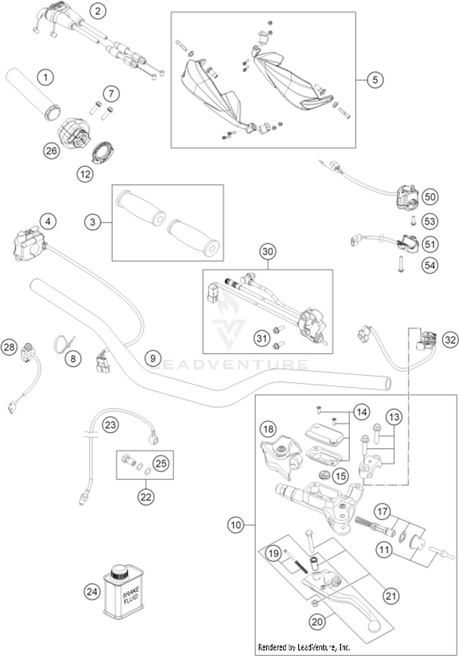 02 HANDLEBAR, CONTROLS