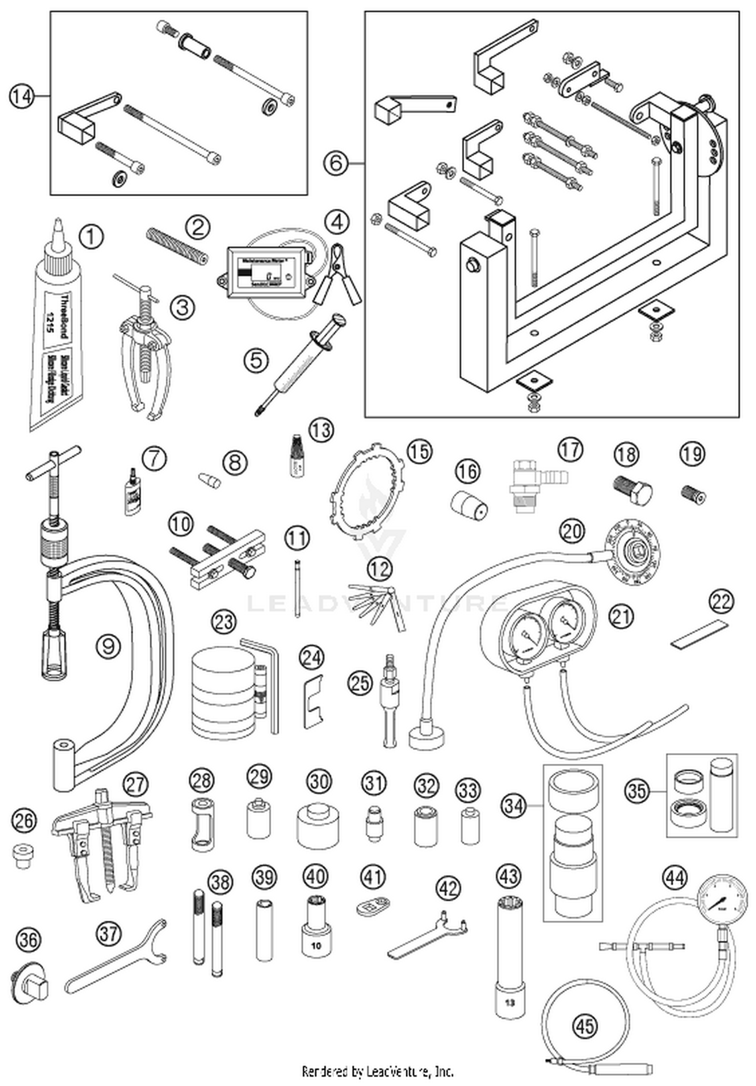 29 Special tools (engine)