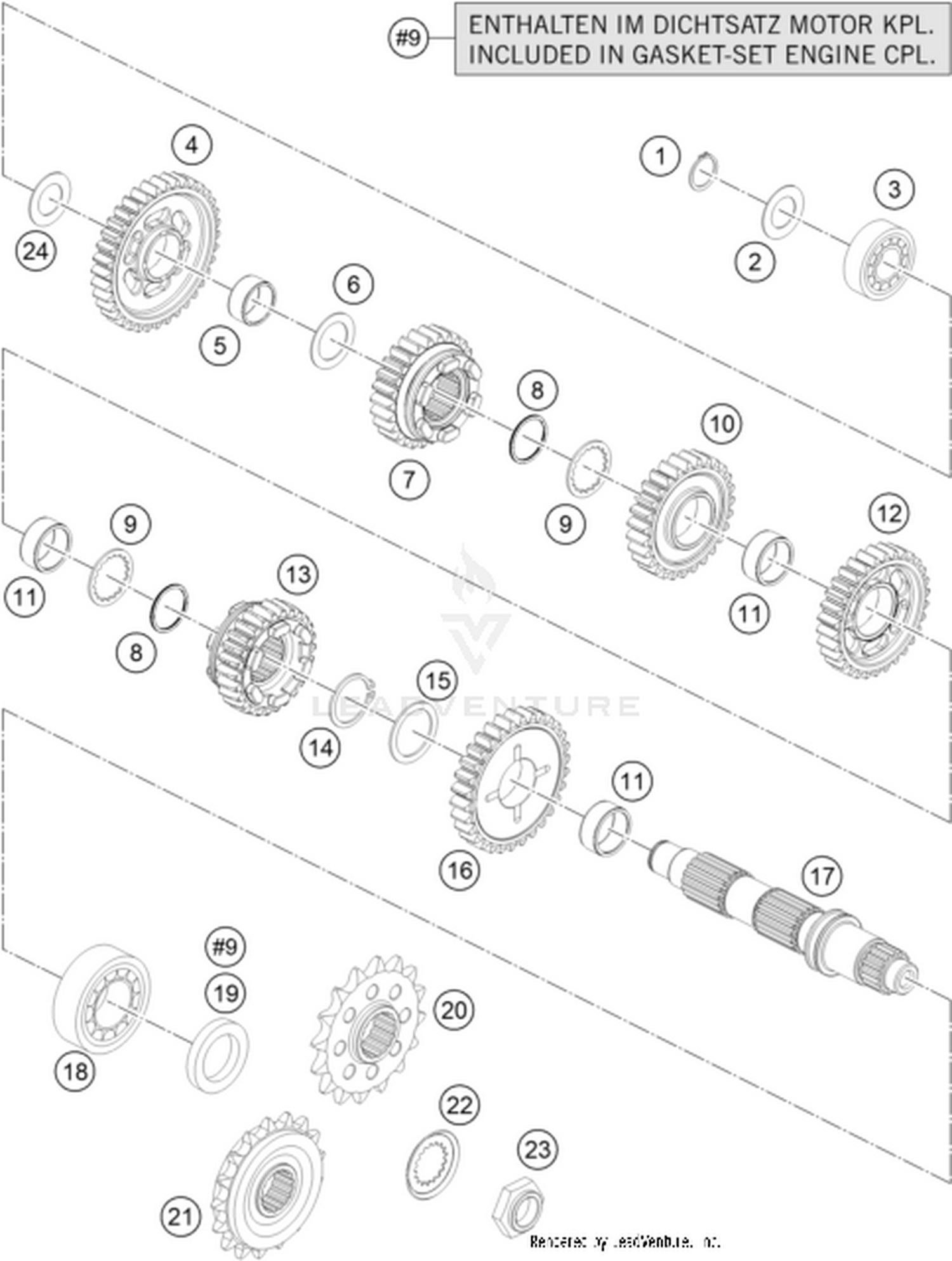 33 TRANSMISSION II - COUNTERSHAFT