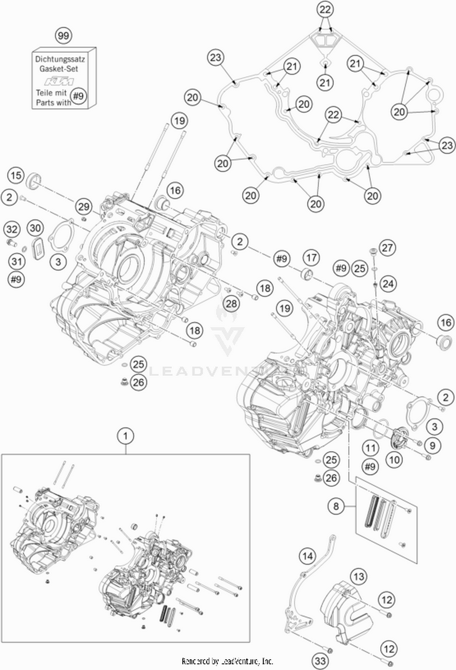 30 ENGINE CASE