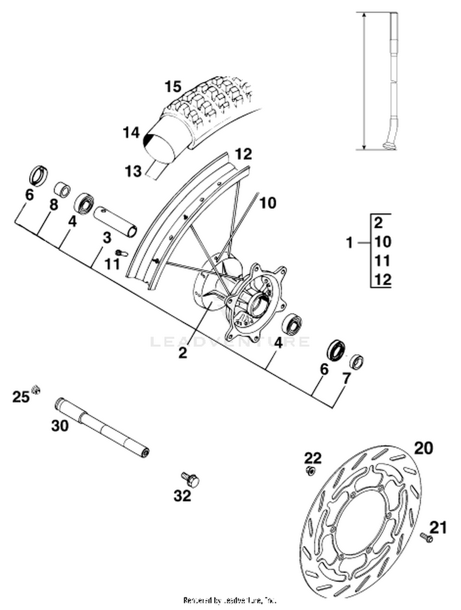 09 FRONT WHEEL