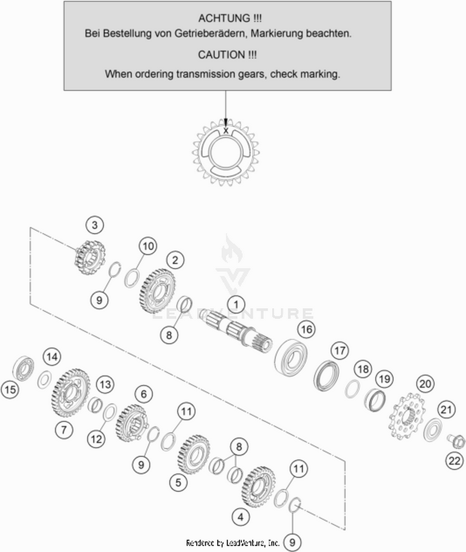 33 TRANSMISSION II - COUNTERSHAFT
