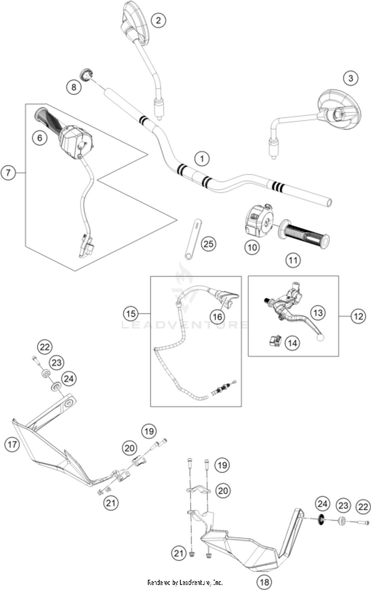 02 HANDLEBAR, CONTROLS