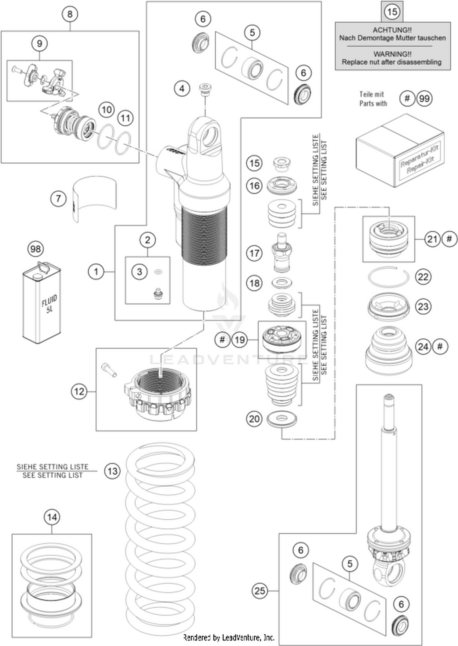 04 SHOCK ABSORBER DISASSEMBLED