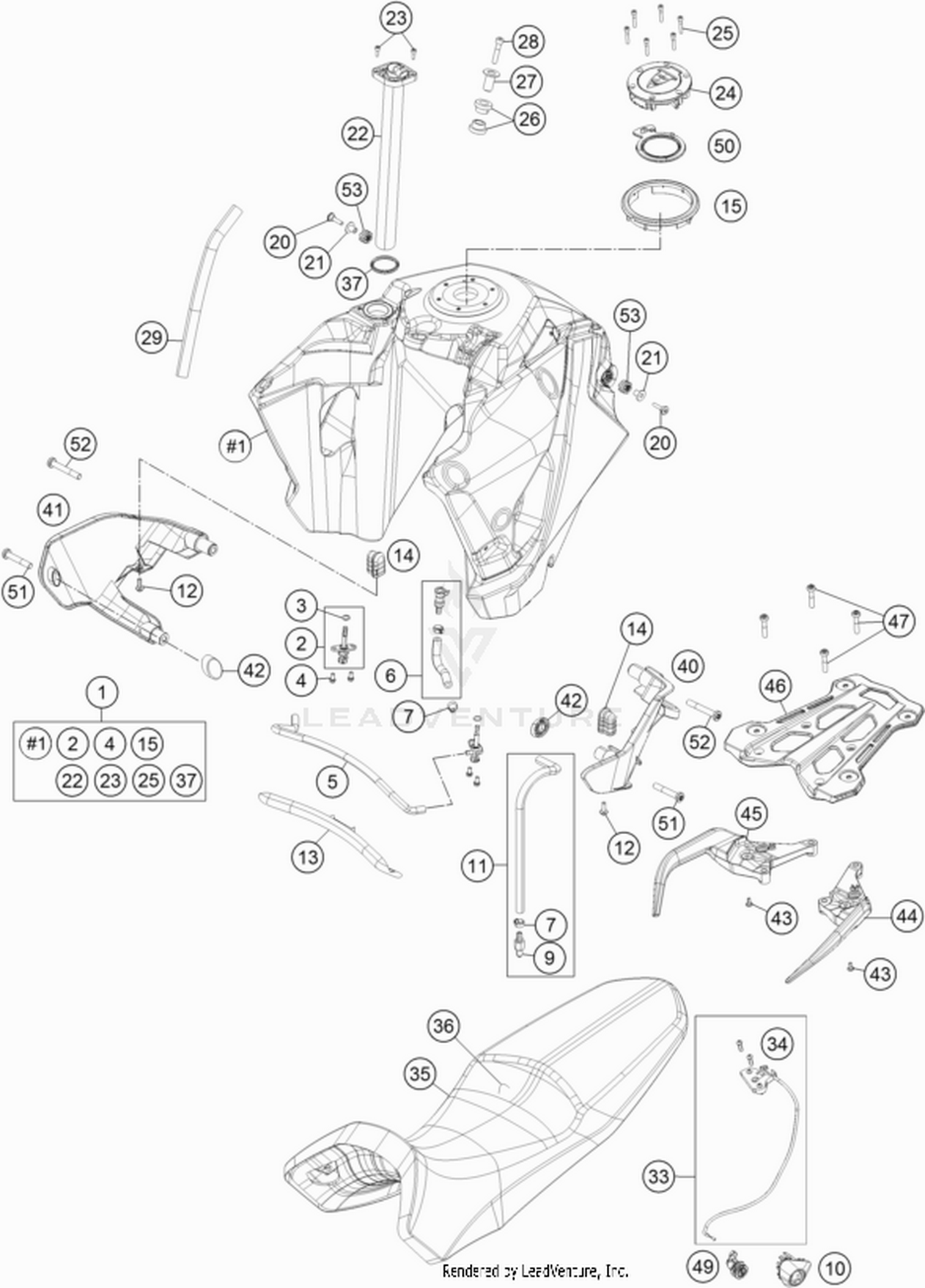 07 TANK, SEAT