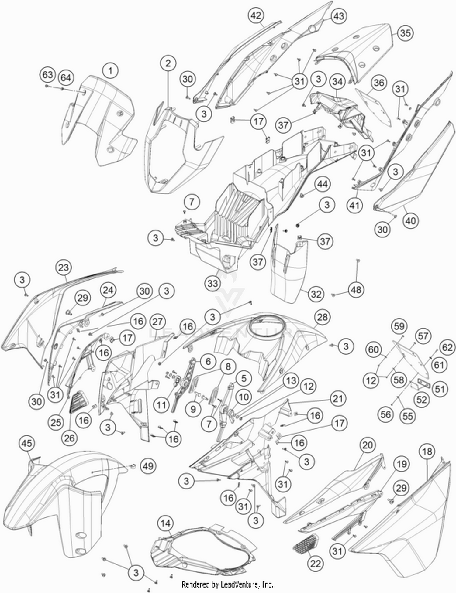 08 MASK, FENDERS