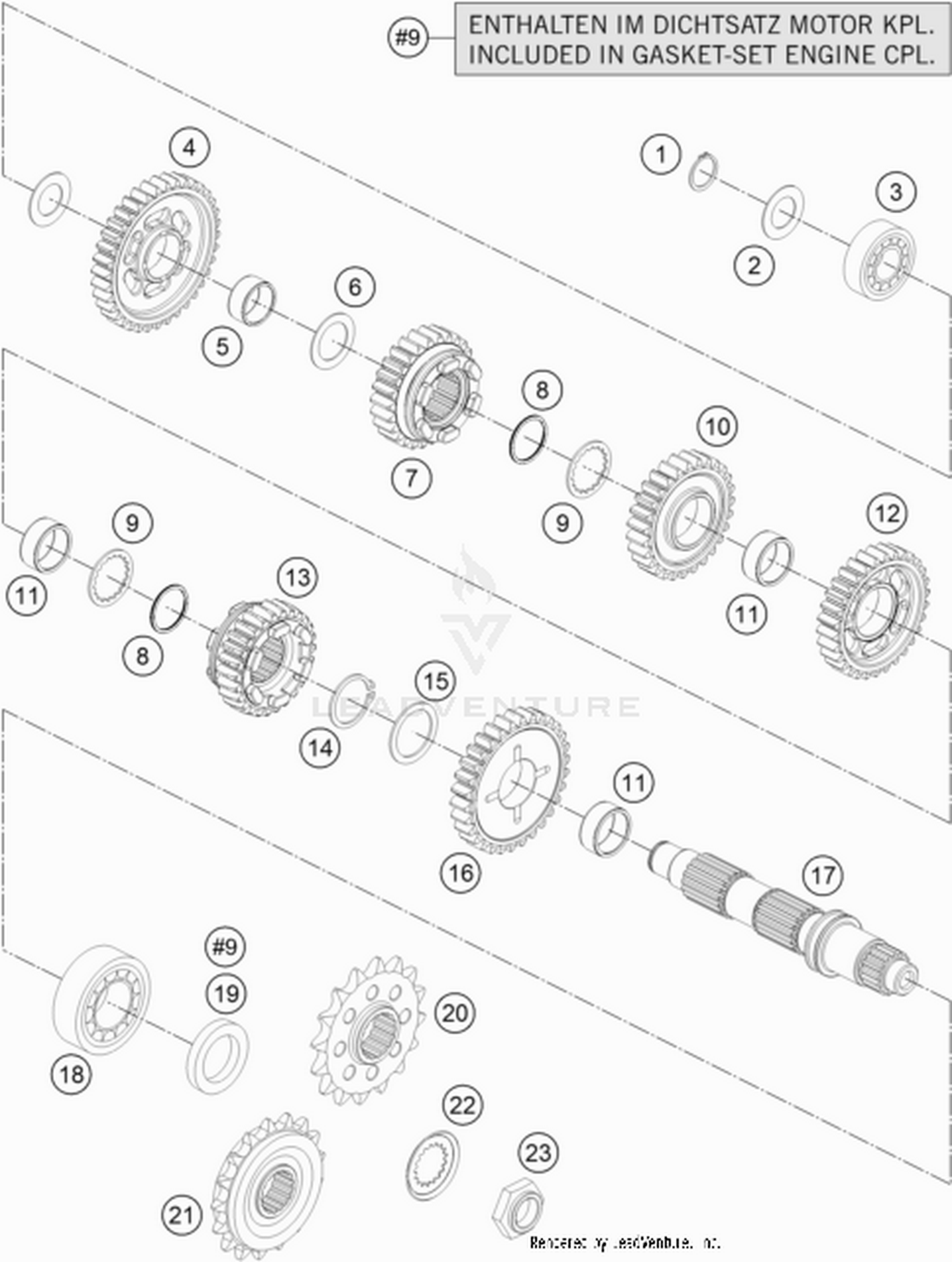 33 TRANSMISSION II - COUNTERSHAFT