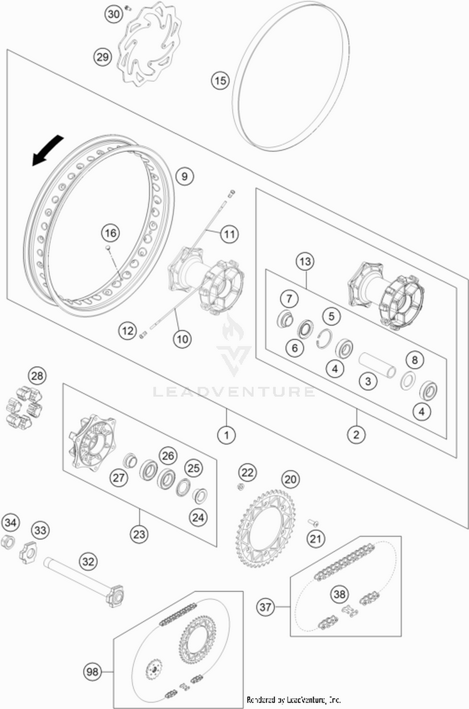 10 REAR WHEEL