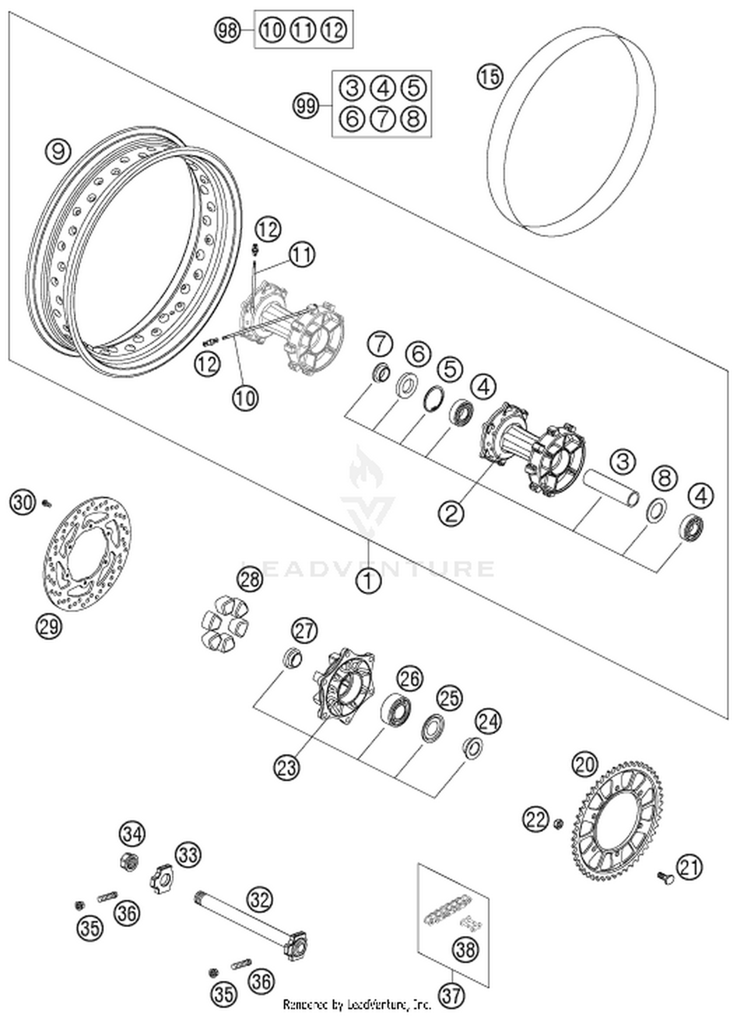 10 REAR WHEEL