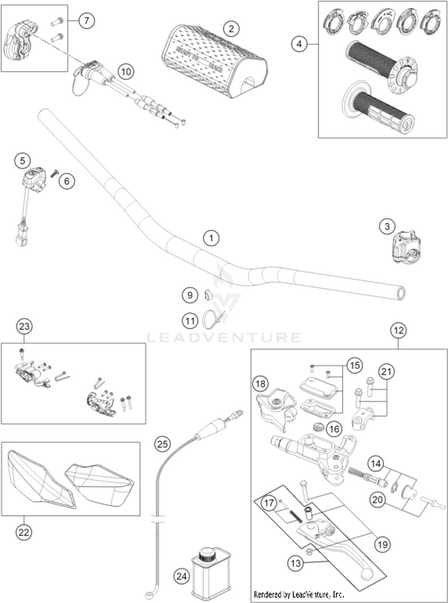 02 HANDLEBAR, CONTROLS