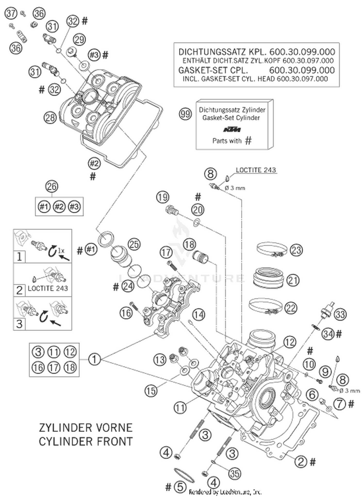 36 CYLINDER HEAD FRONT