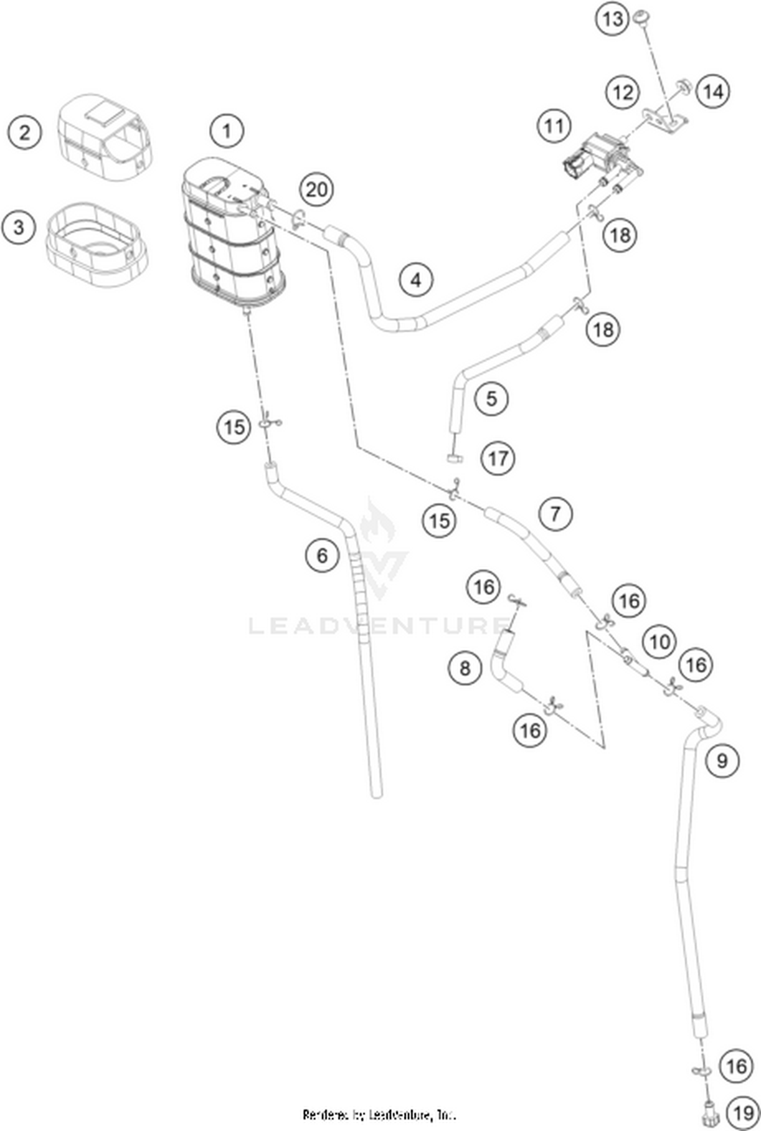 15 EVAPORATIVE CANISTER
