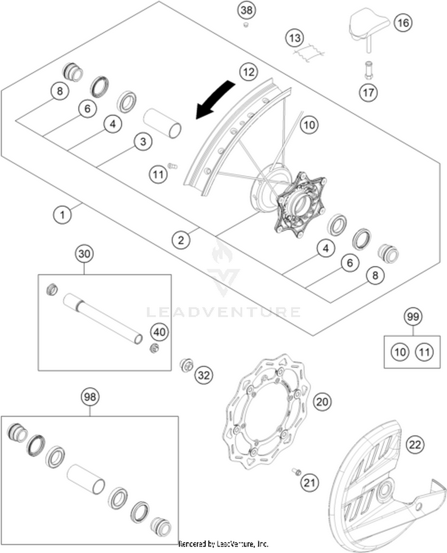 09 FRONT WHEEL