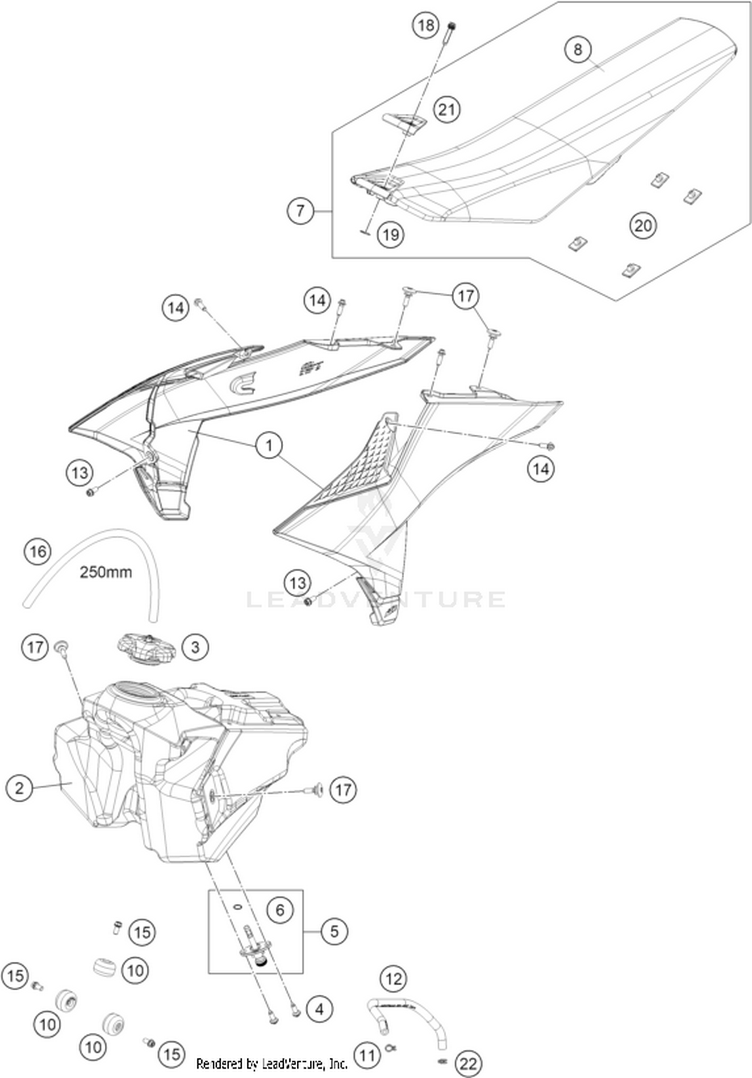 07 TANK, SEAT