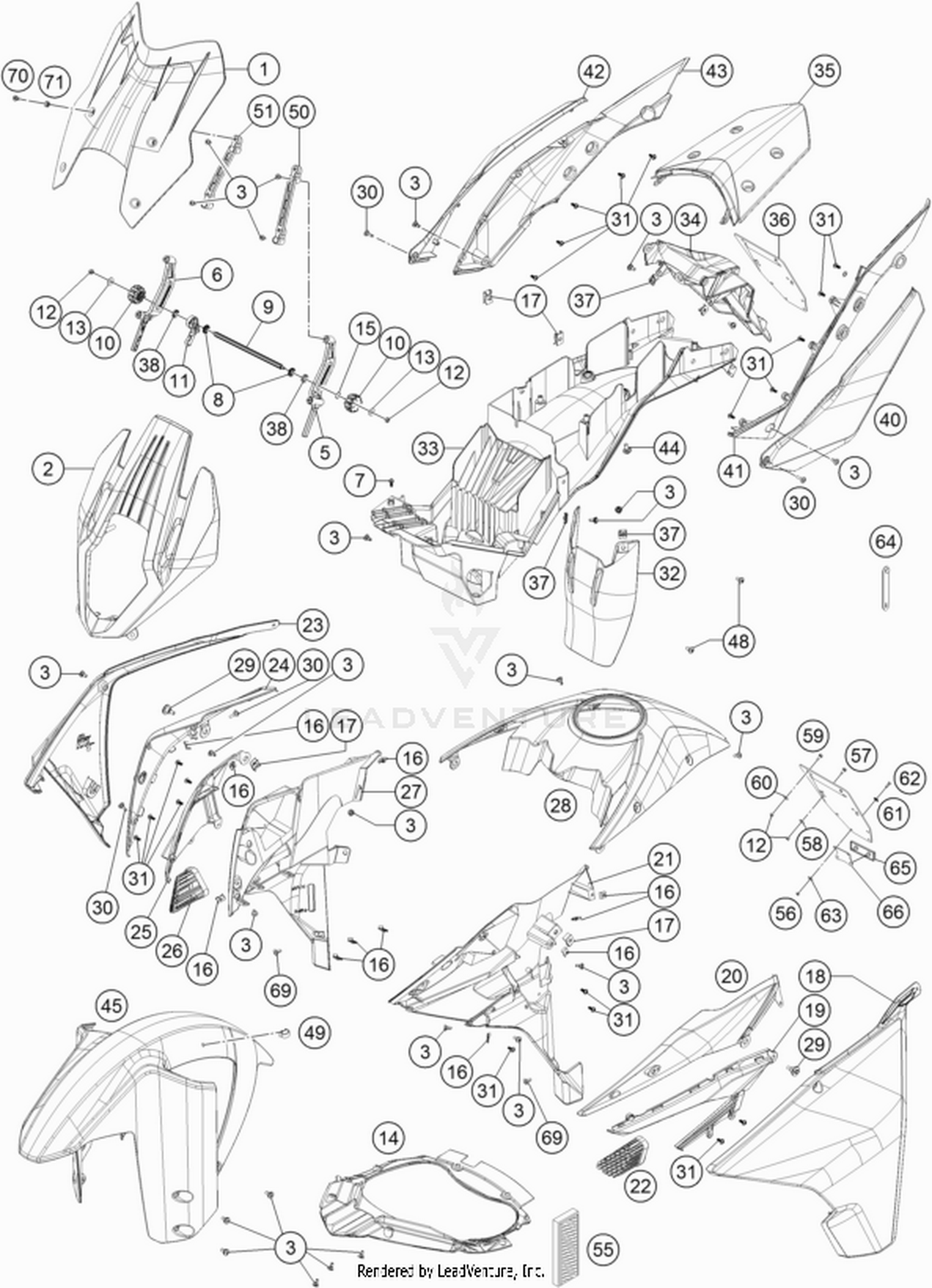 08 MASK, FENDERS