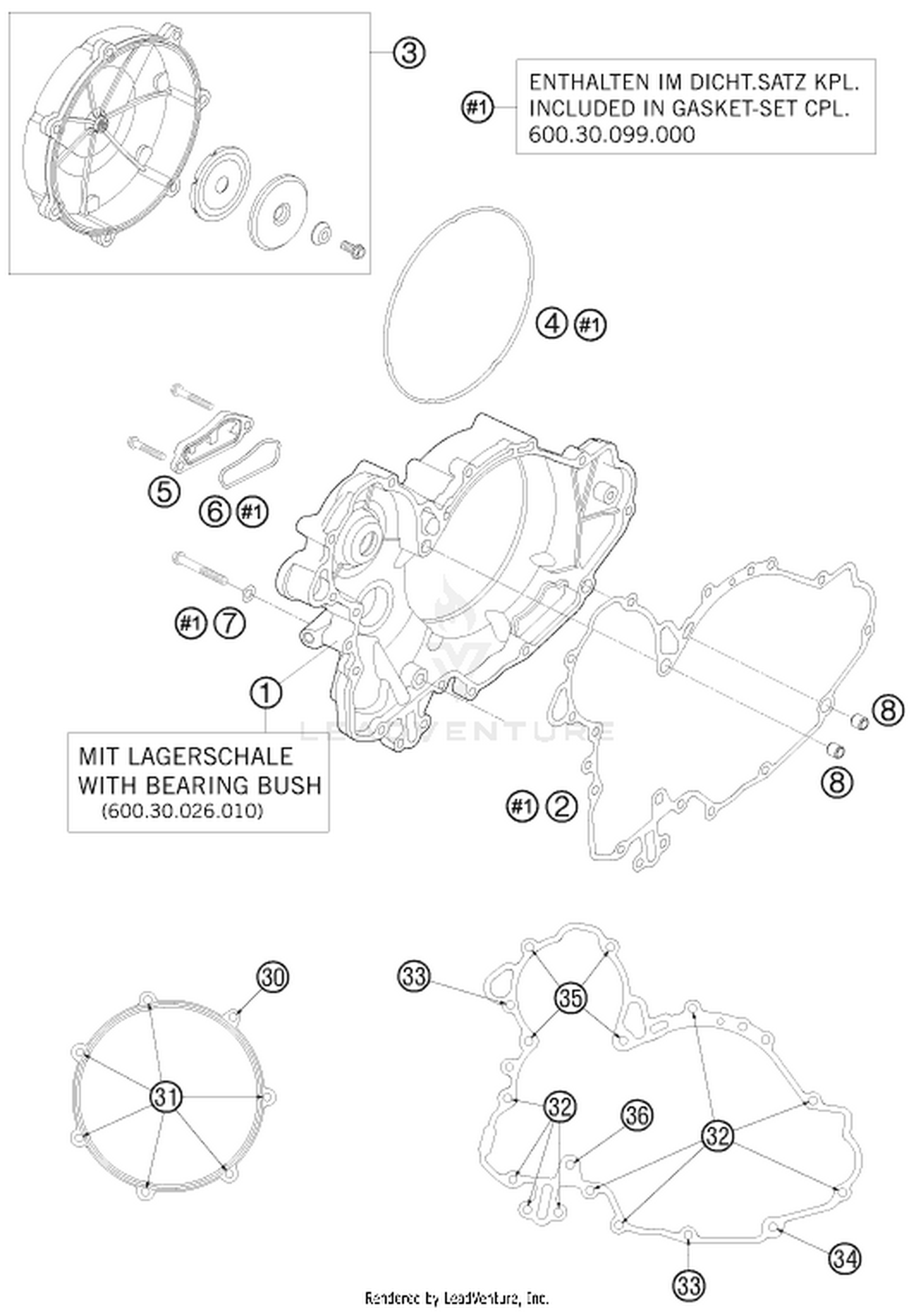 30 CLUTCH COVER