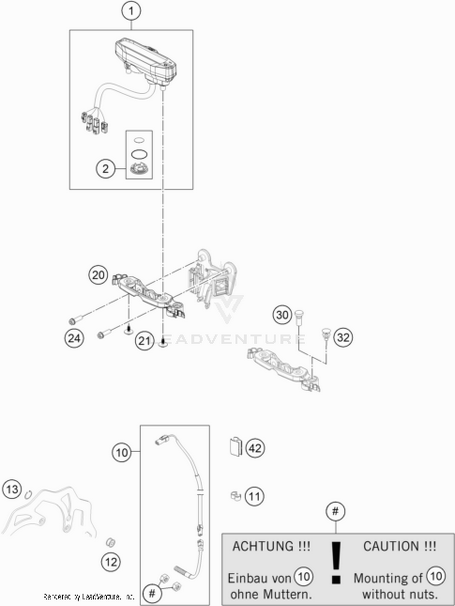 14 INSTRUMENTS / LOCK SYSTEM