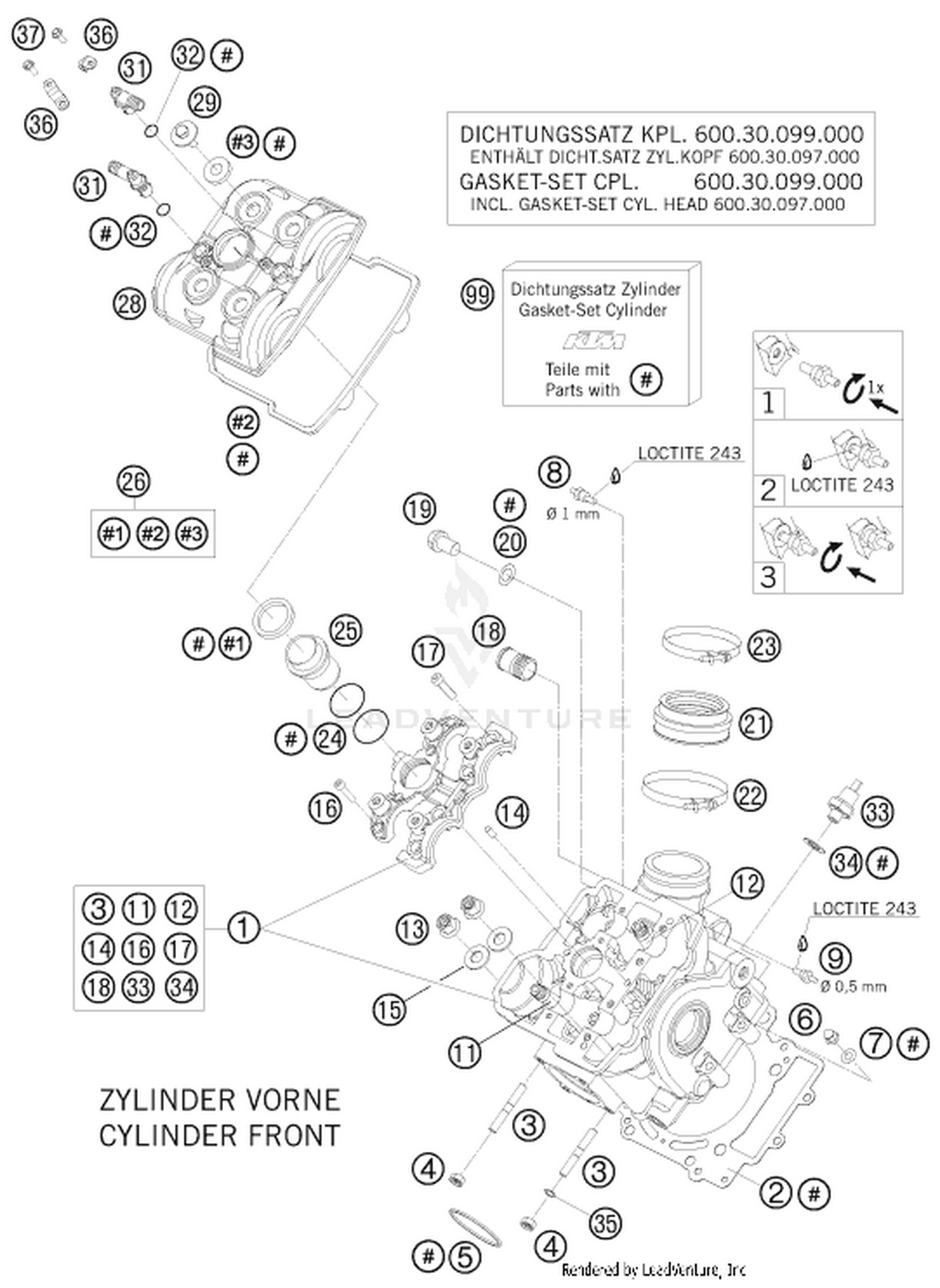 36 CYLINDER HEAD FRONT