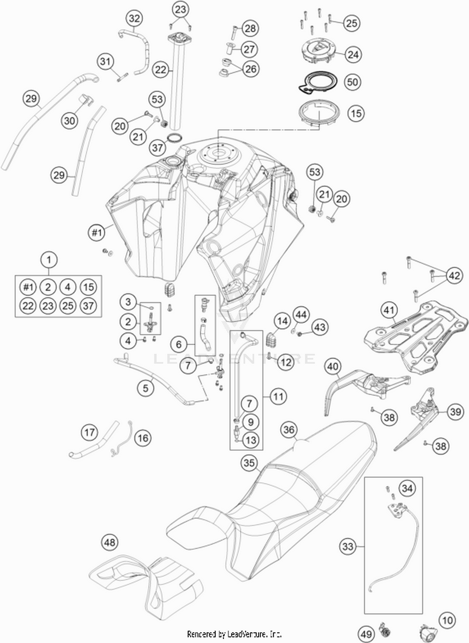 07 TANK, SEAT