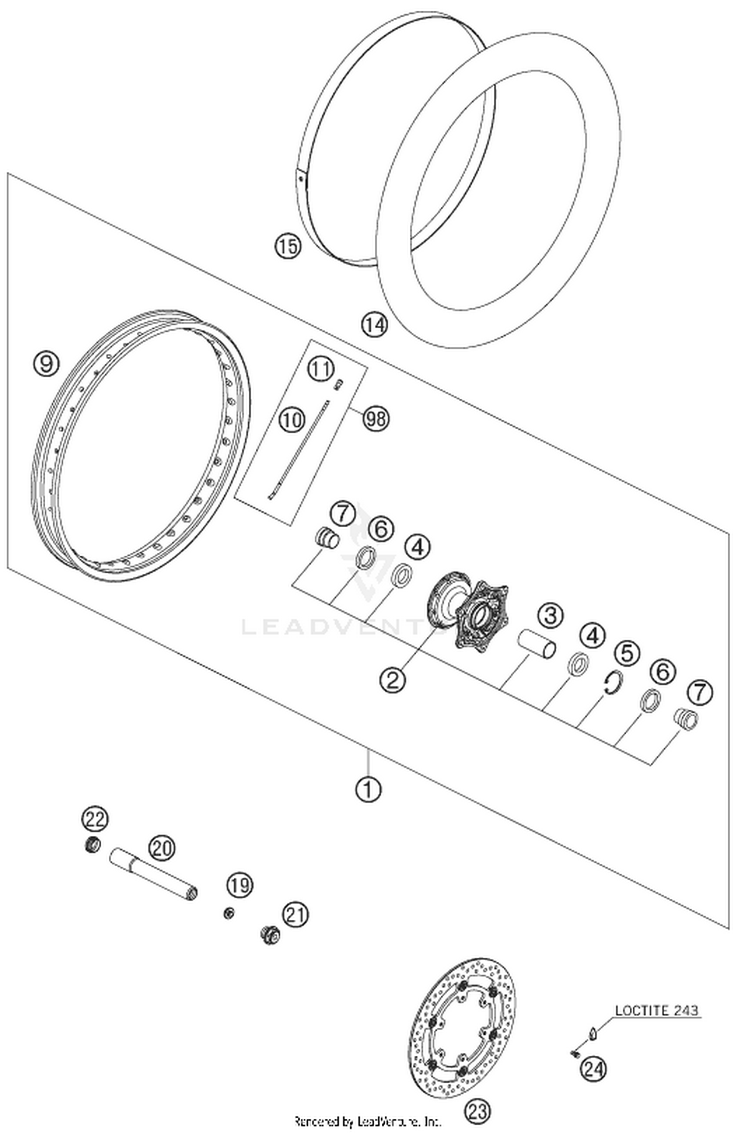 09 FRONT WHEEL