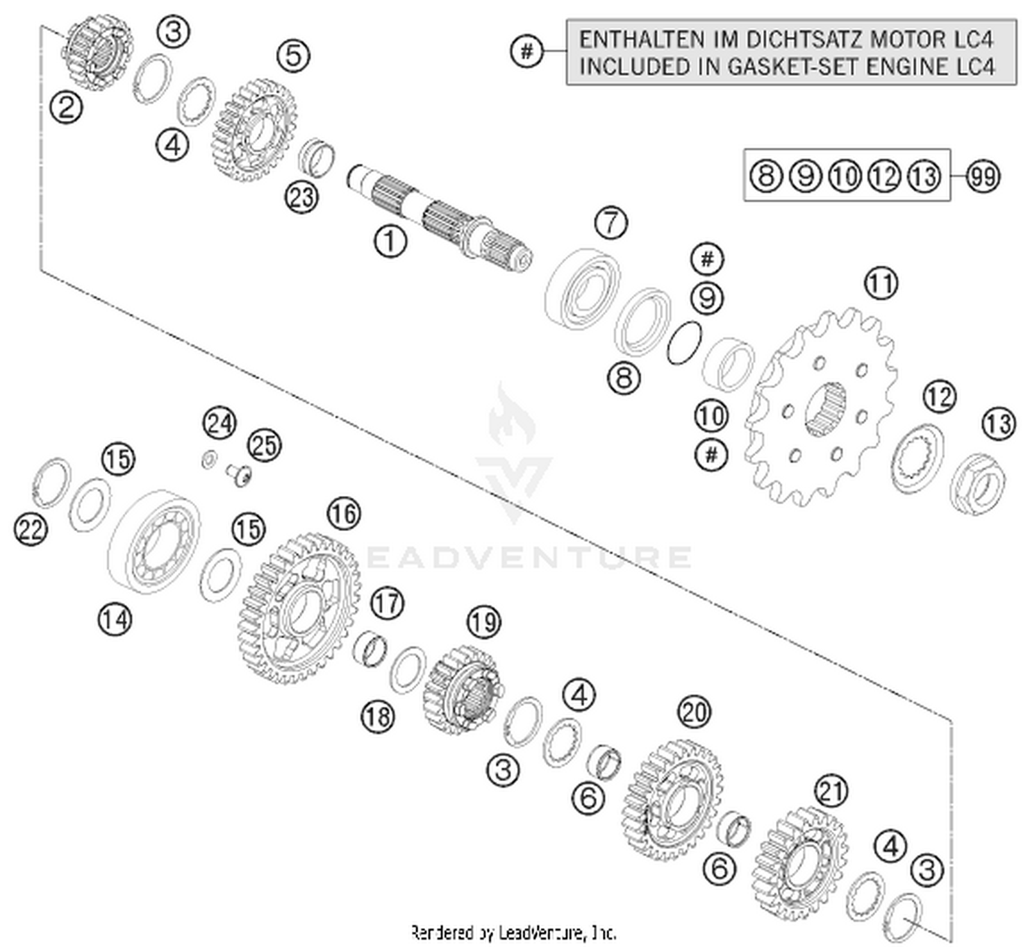 33 TRANSMISSION II - COUNTERSHAFT