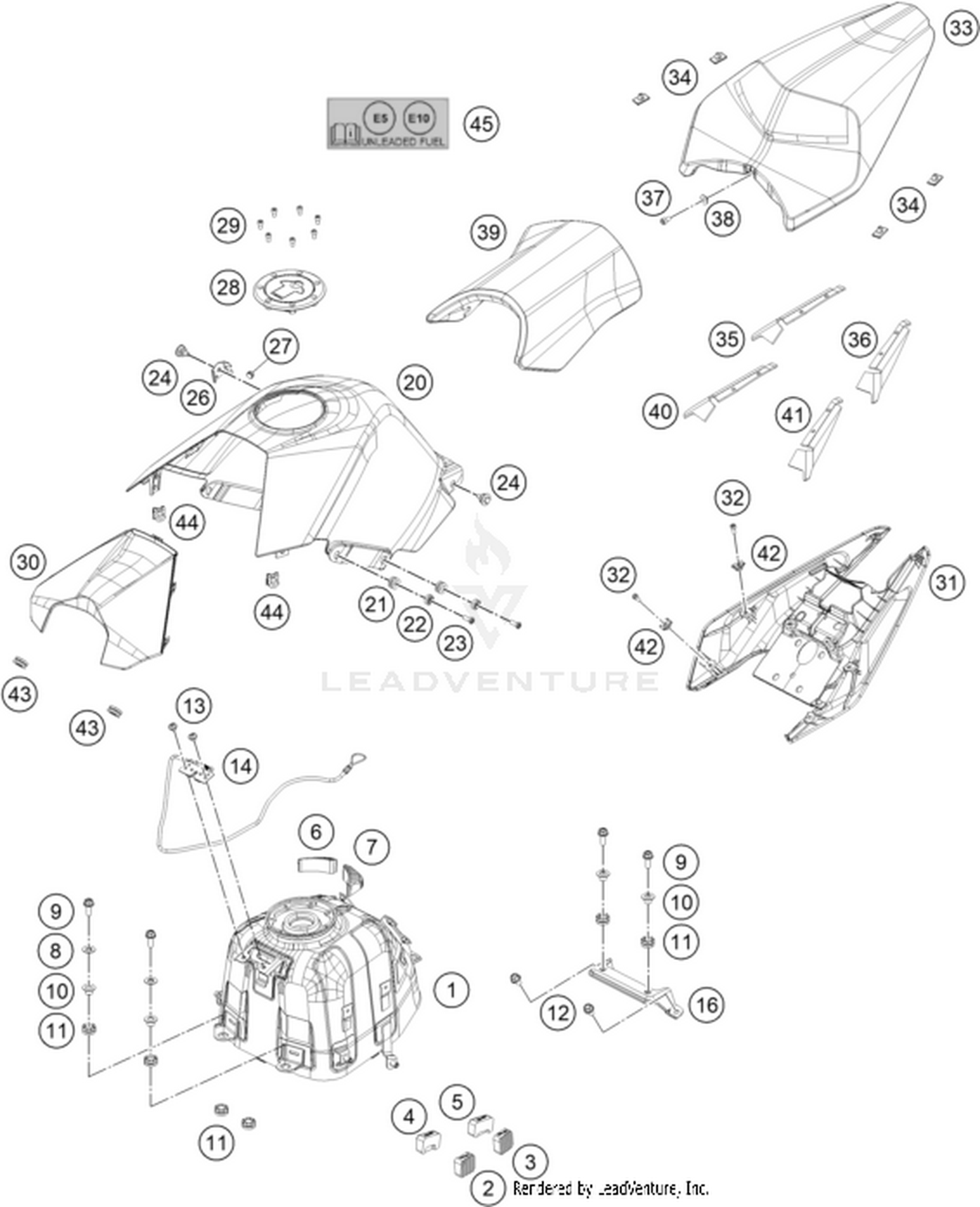 07 TANK, SEAT