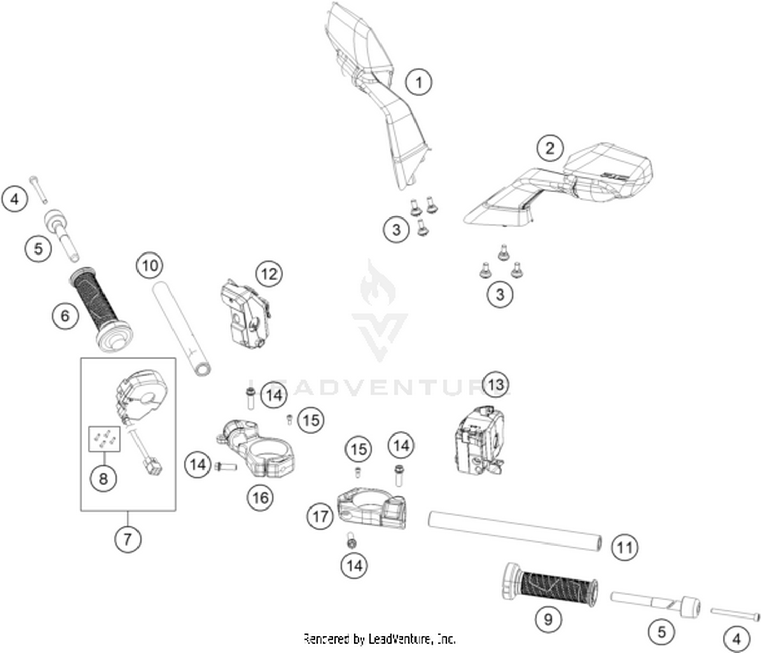 02 HANDLEBAR, CONTROLS