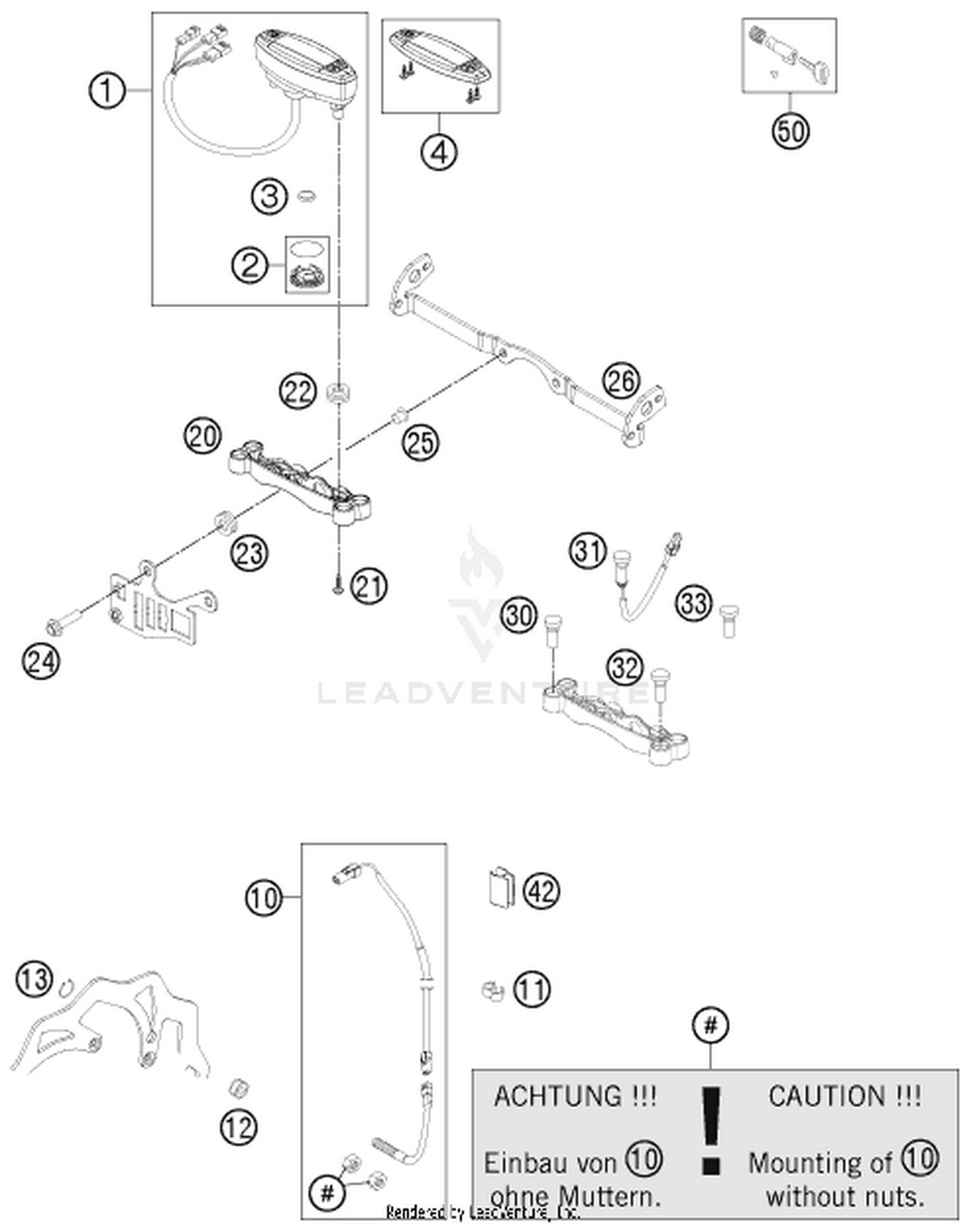 14 INSTRUMENTS / LOCK SYSTEM