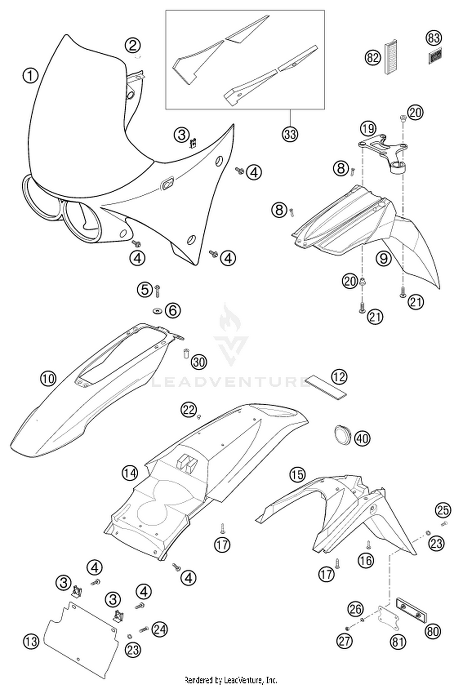 08 MASK, FENDERS