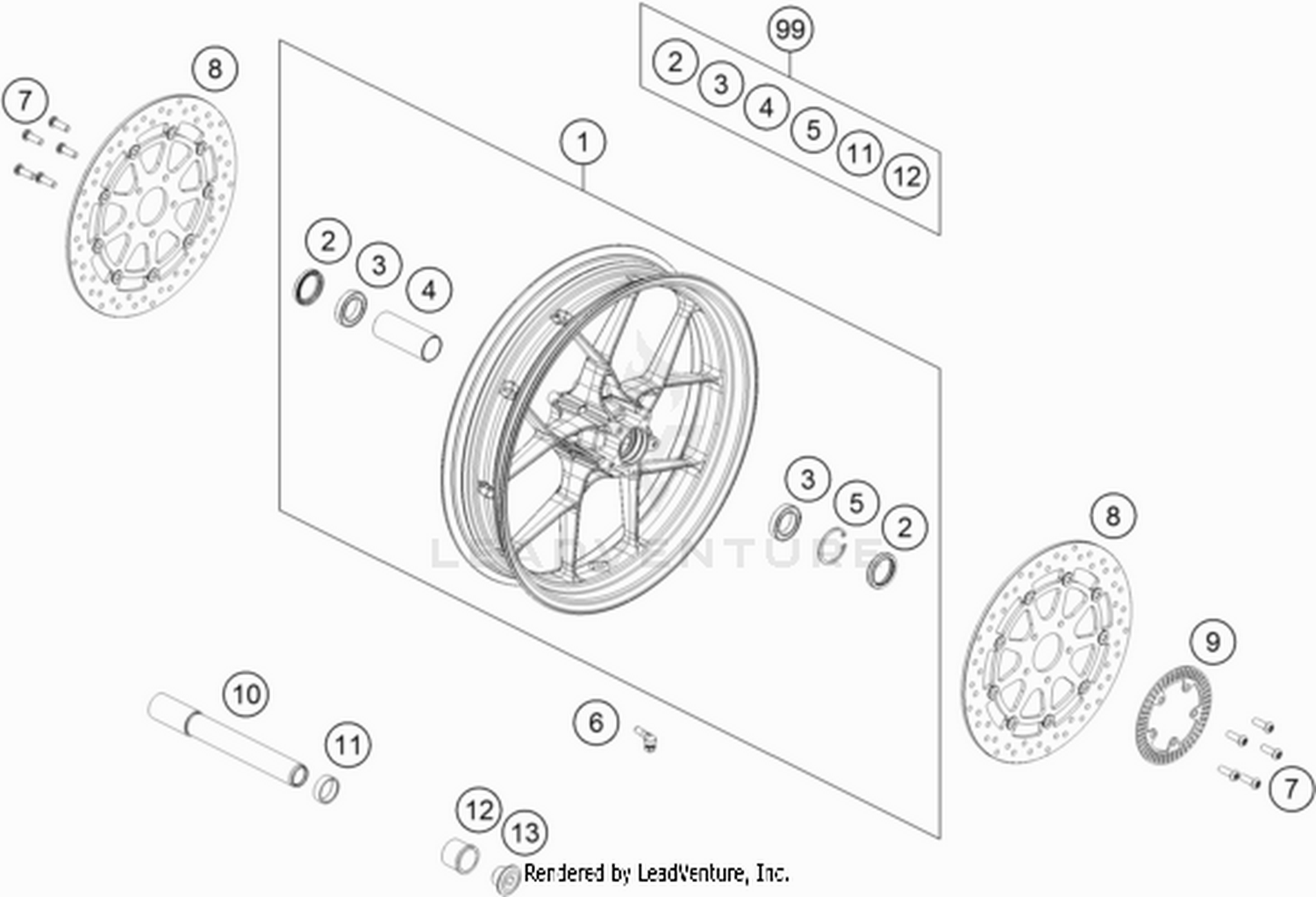 09 FRONT WHEEL