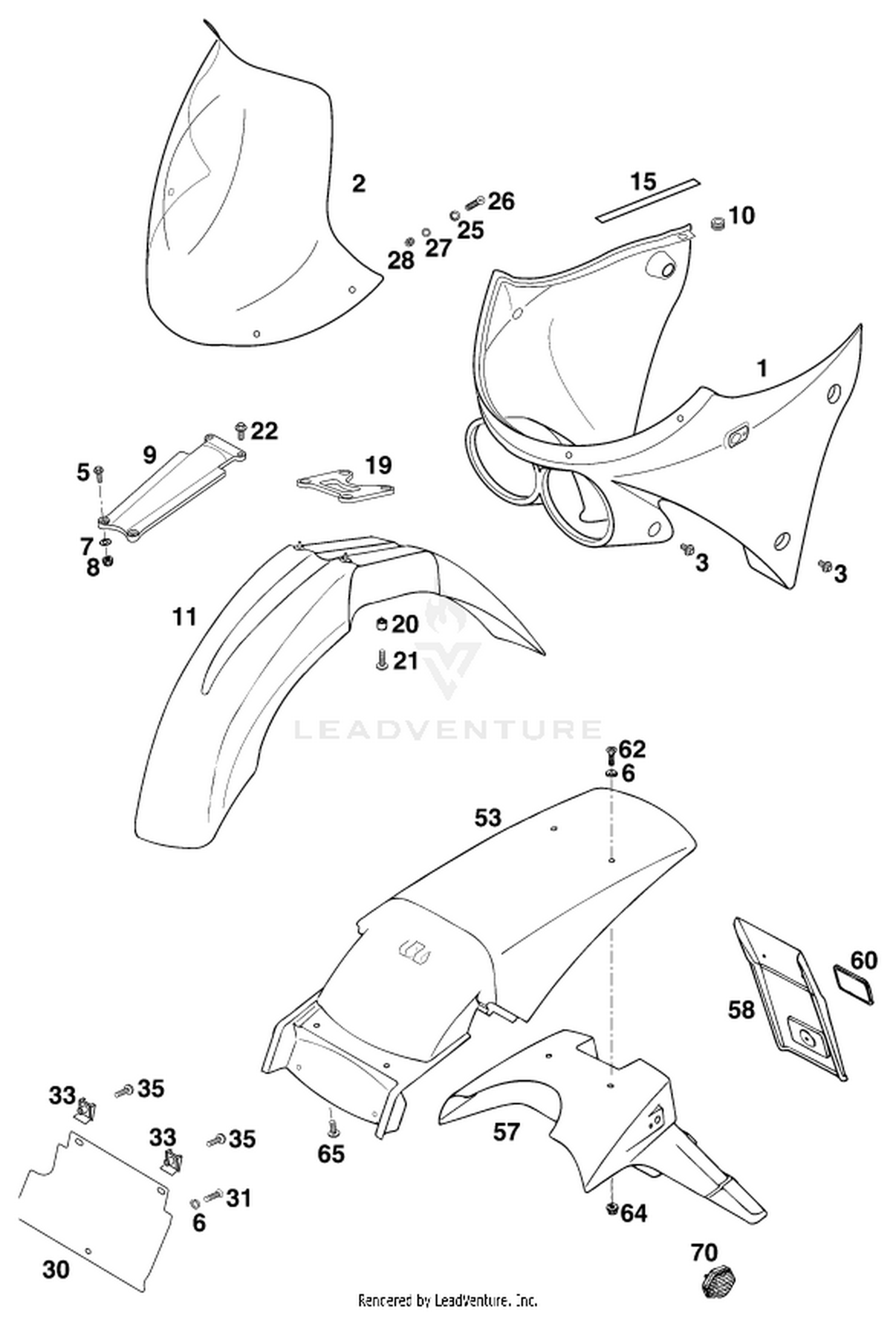 08 MASK, FENDERS