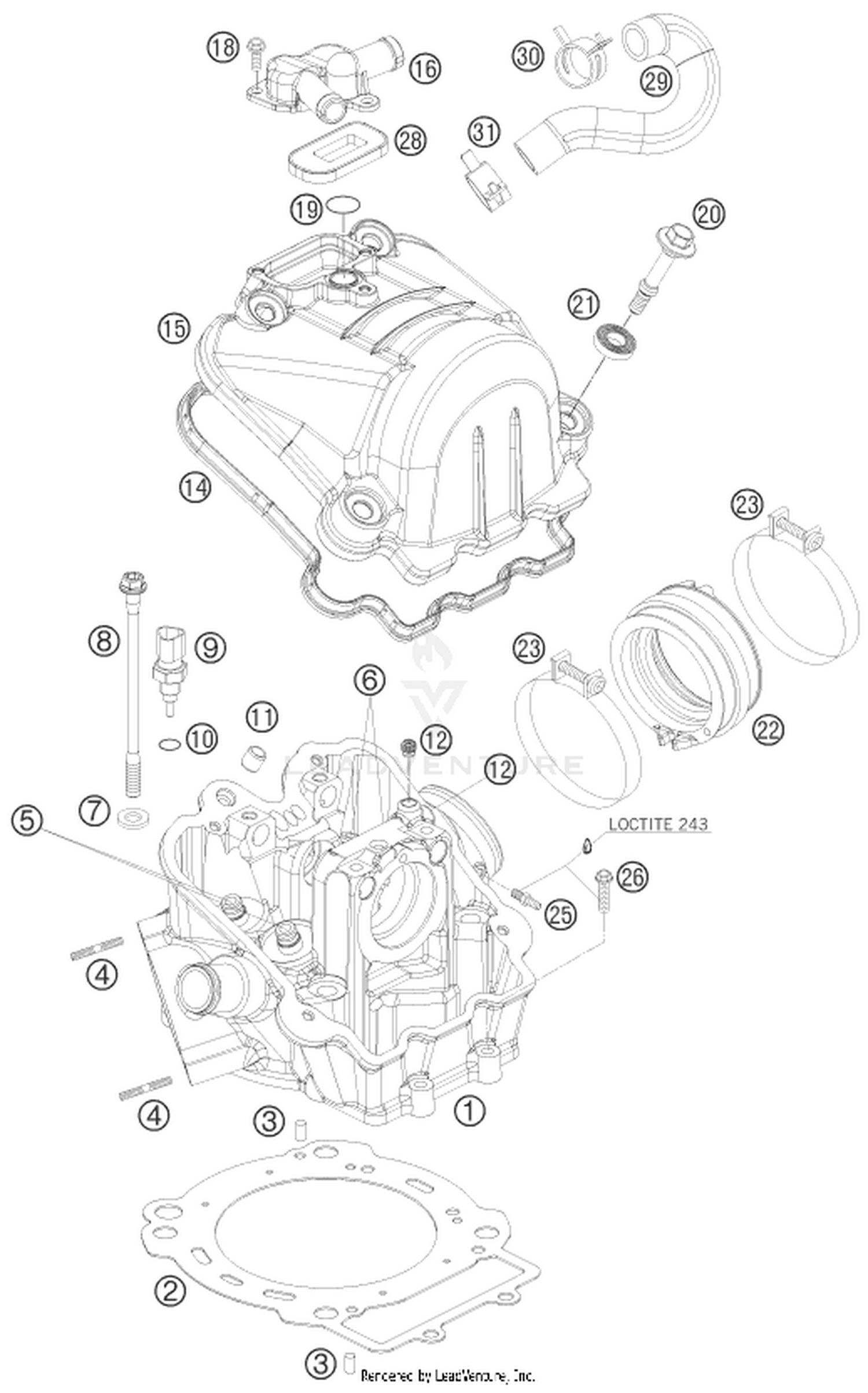 36 CYLINDER HEAD