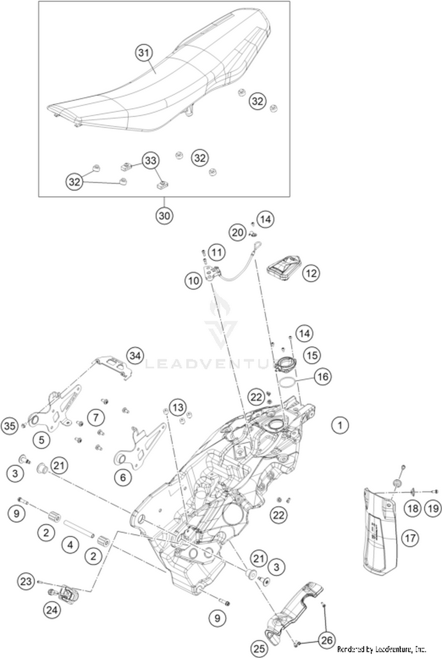 07 TANK, SEAT