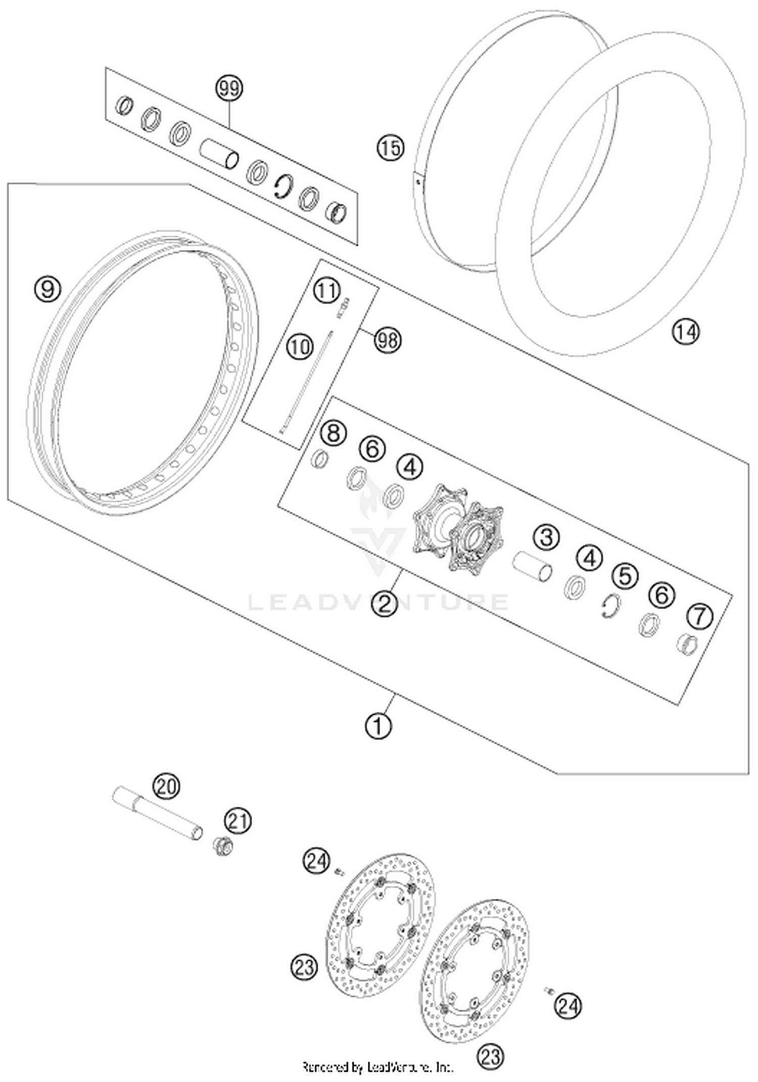 09 FRONT WHEEL