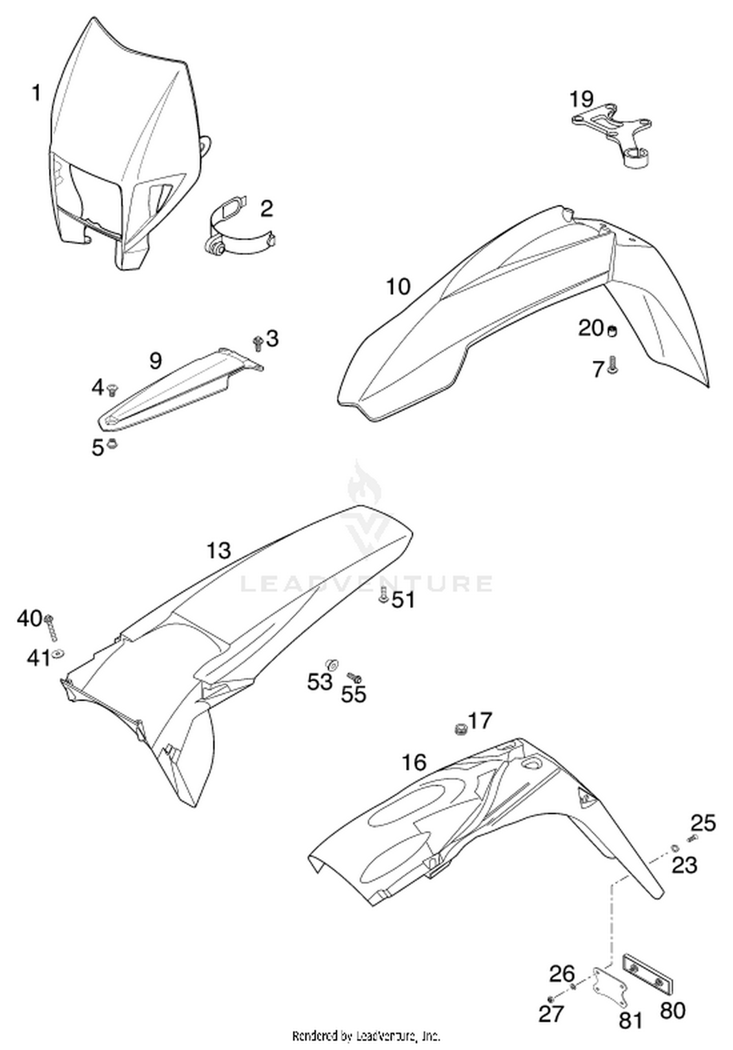 08 MASK, FENDERS