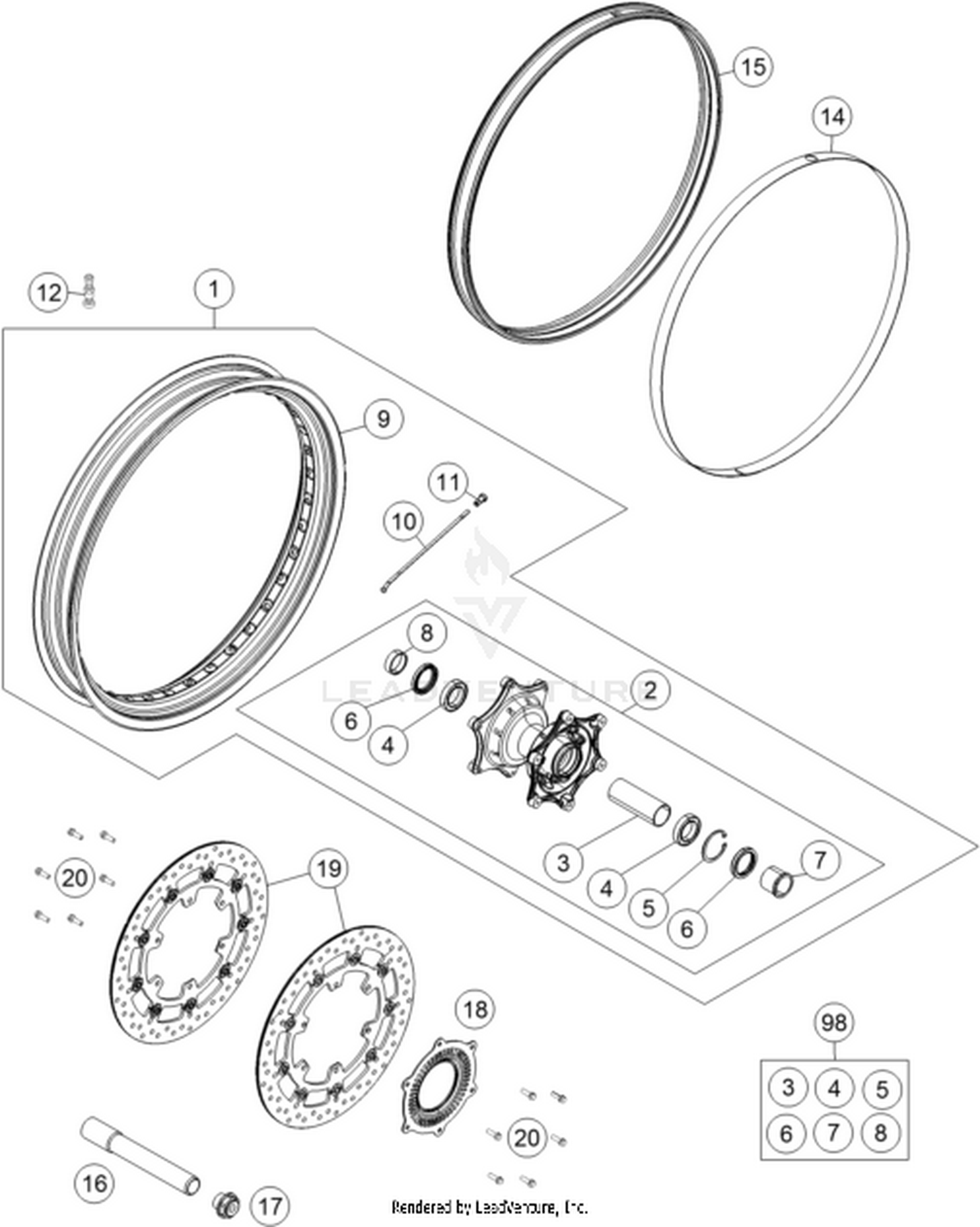 09 FRONT WHEEL