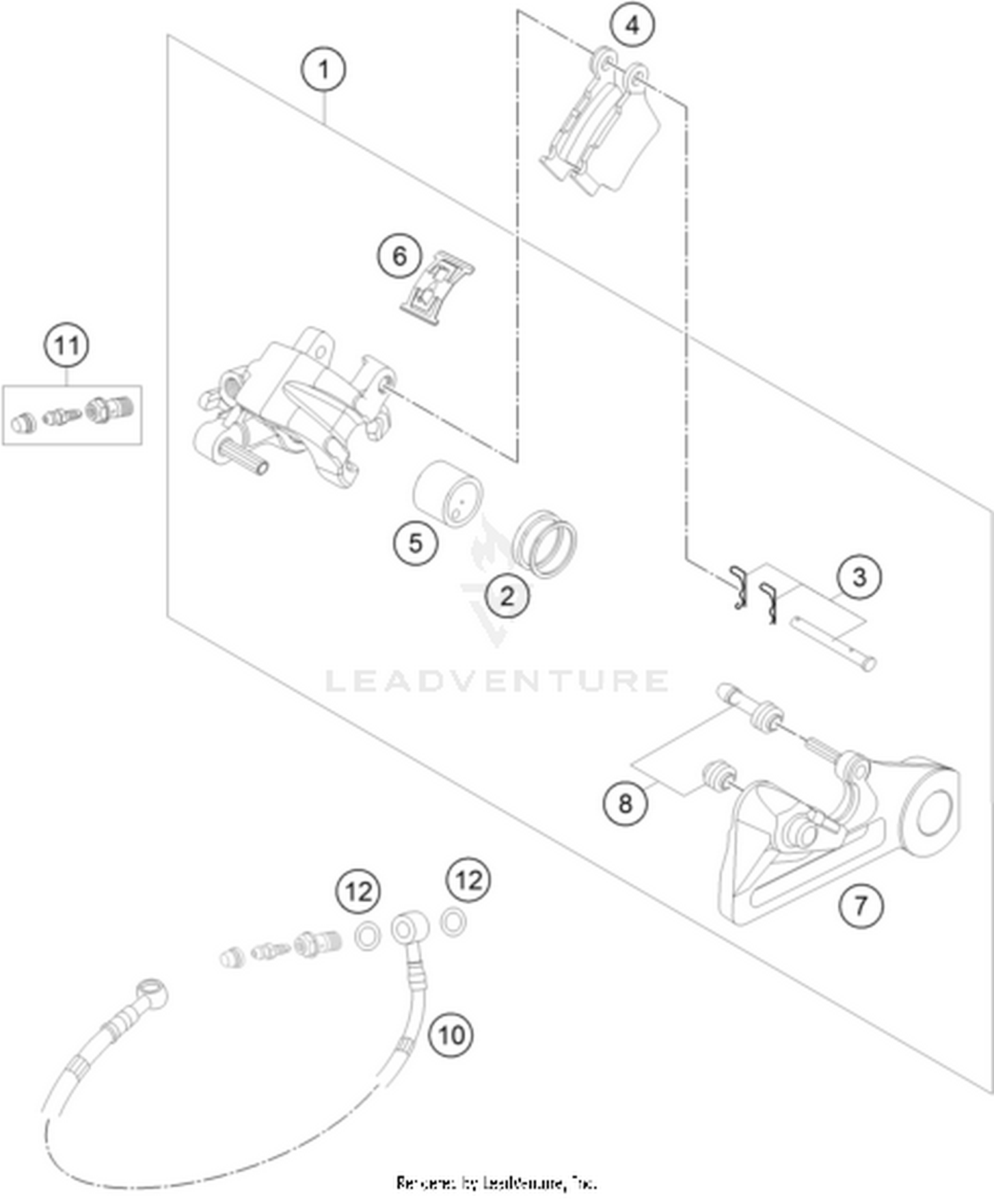 13 REAR BRAKE CALIPER