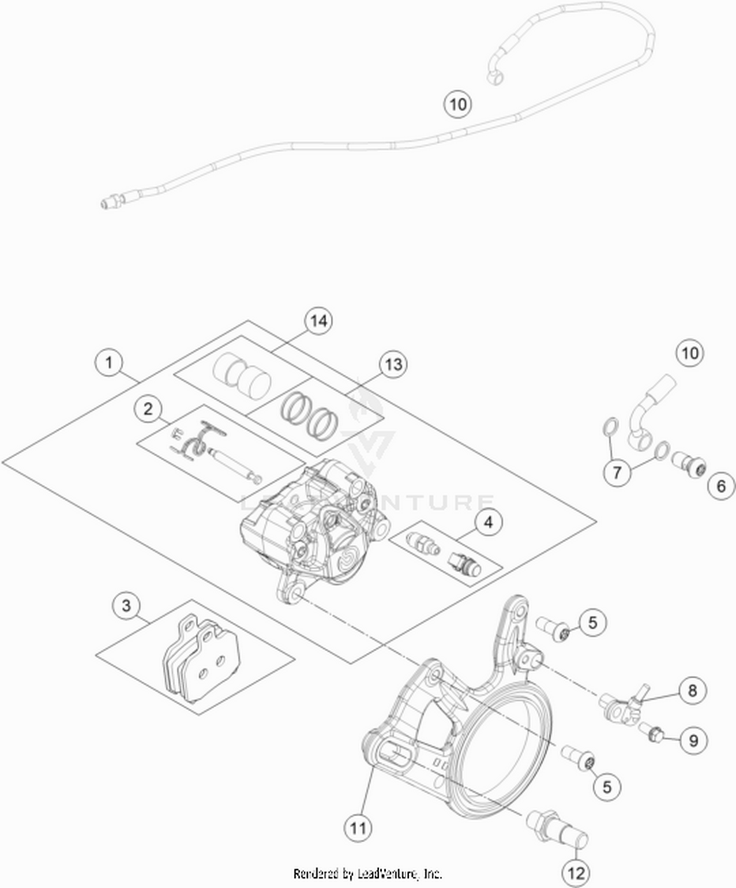 13 REAR BRAKE CALIPER
