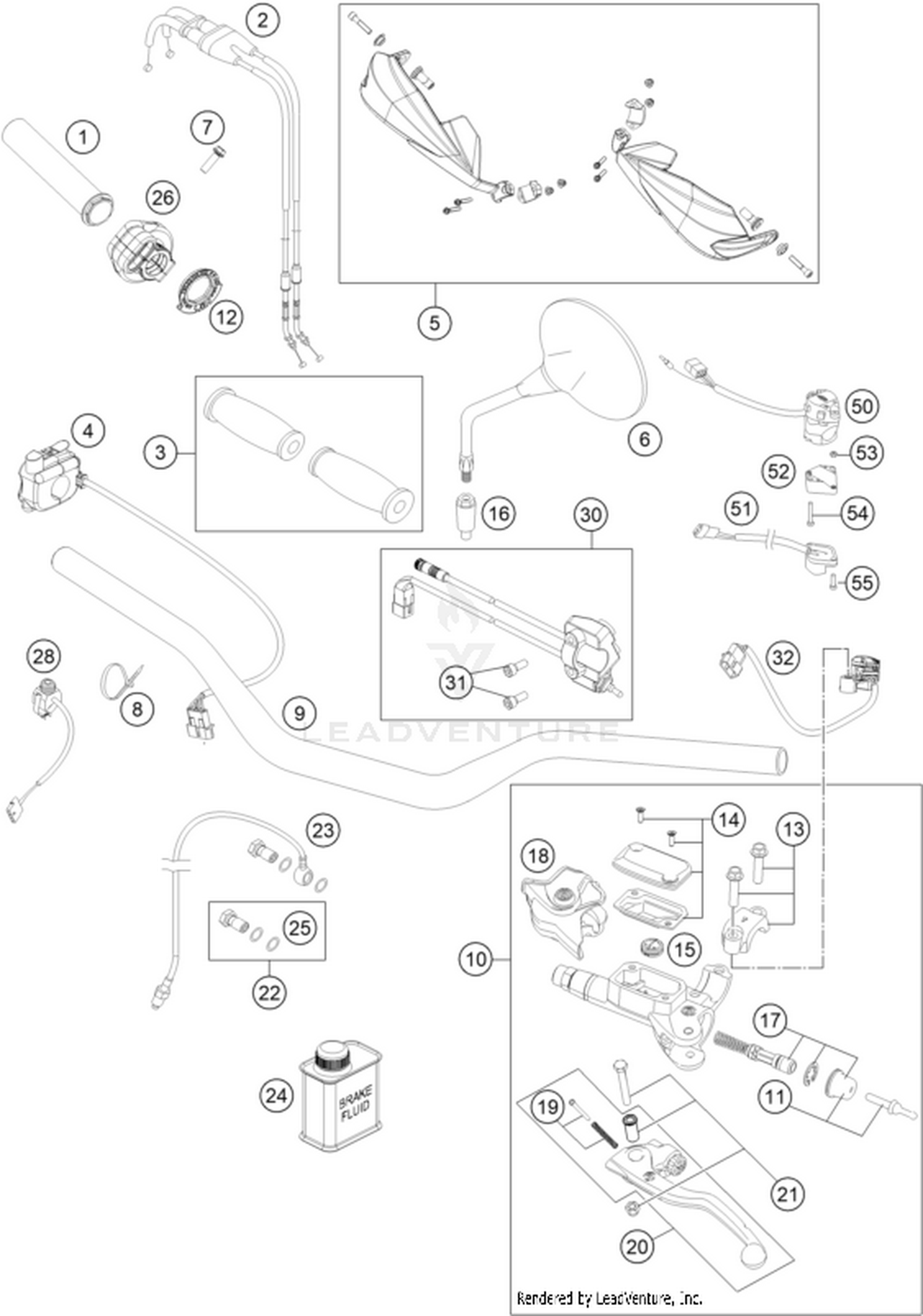 02 HANDLEBAR, CONTROLS