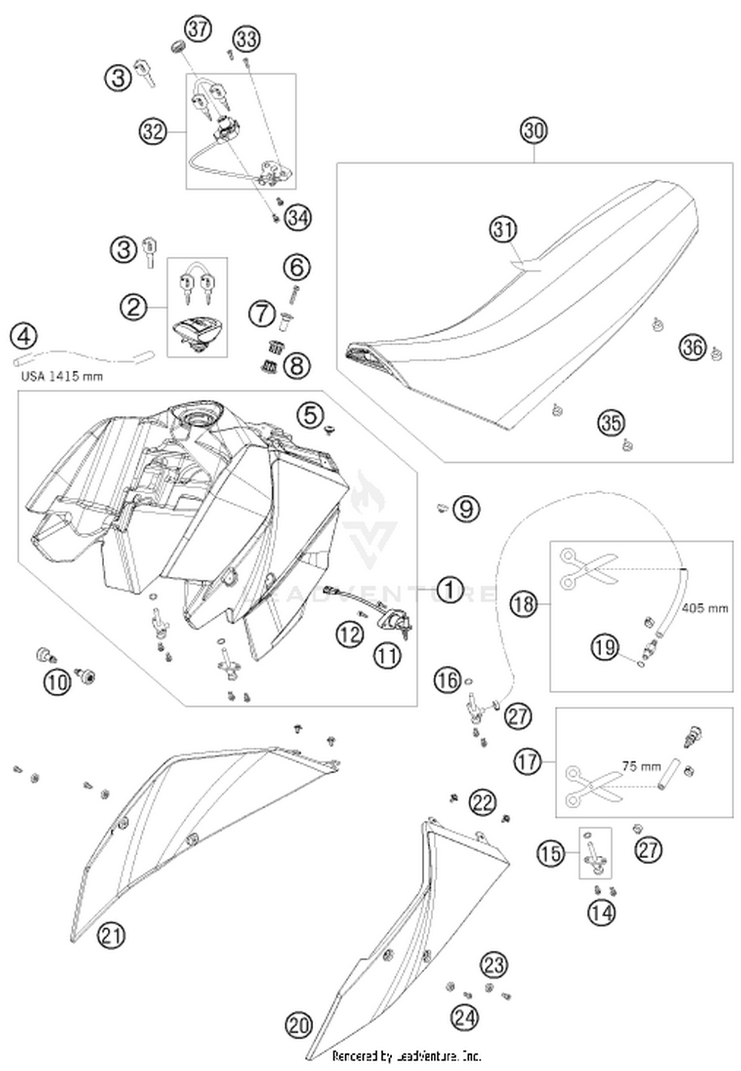07 TANK, SEAT